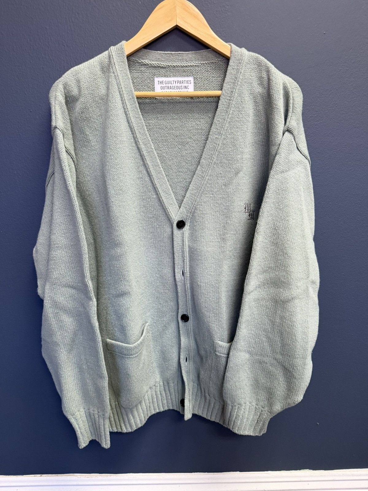 Wacko Maria wacko maria wool 100% cardigan sz L Size US XL / EU 56 / 4 - 1 Thumbnail