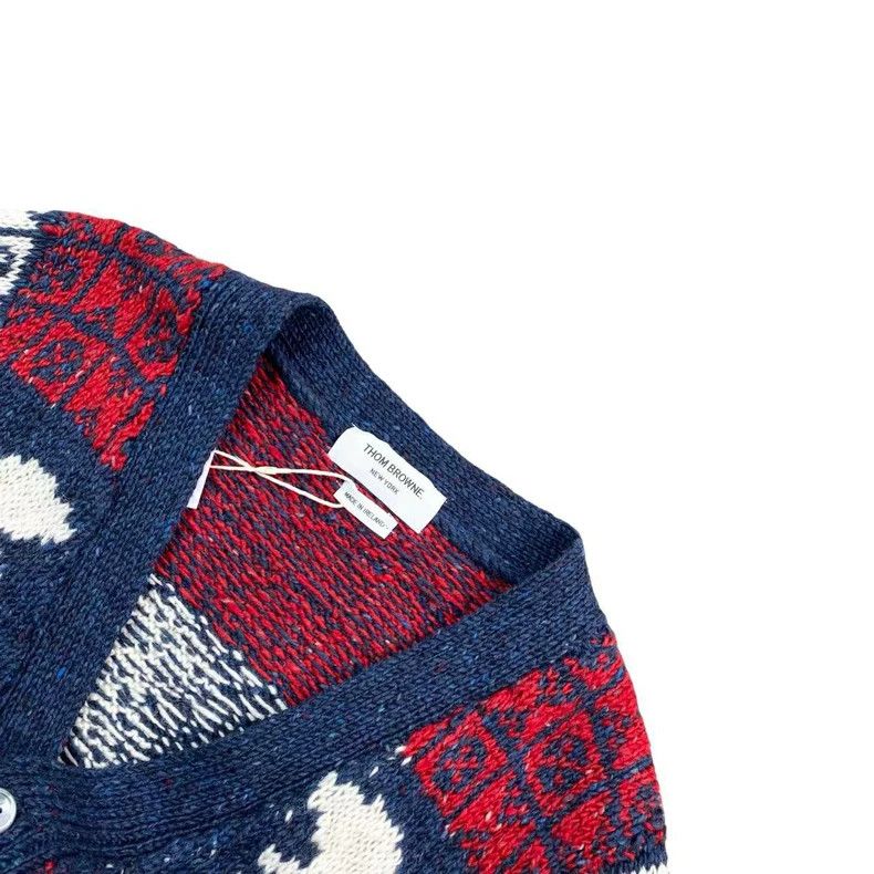 Thom Browne Thom Browne Printed knit sweater Size US XS / EU 42 / 0 - 3 Thumbnail