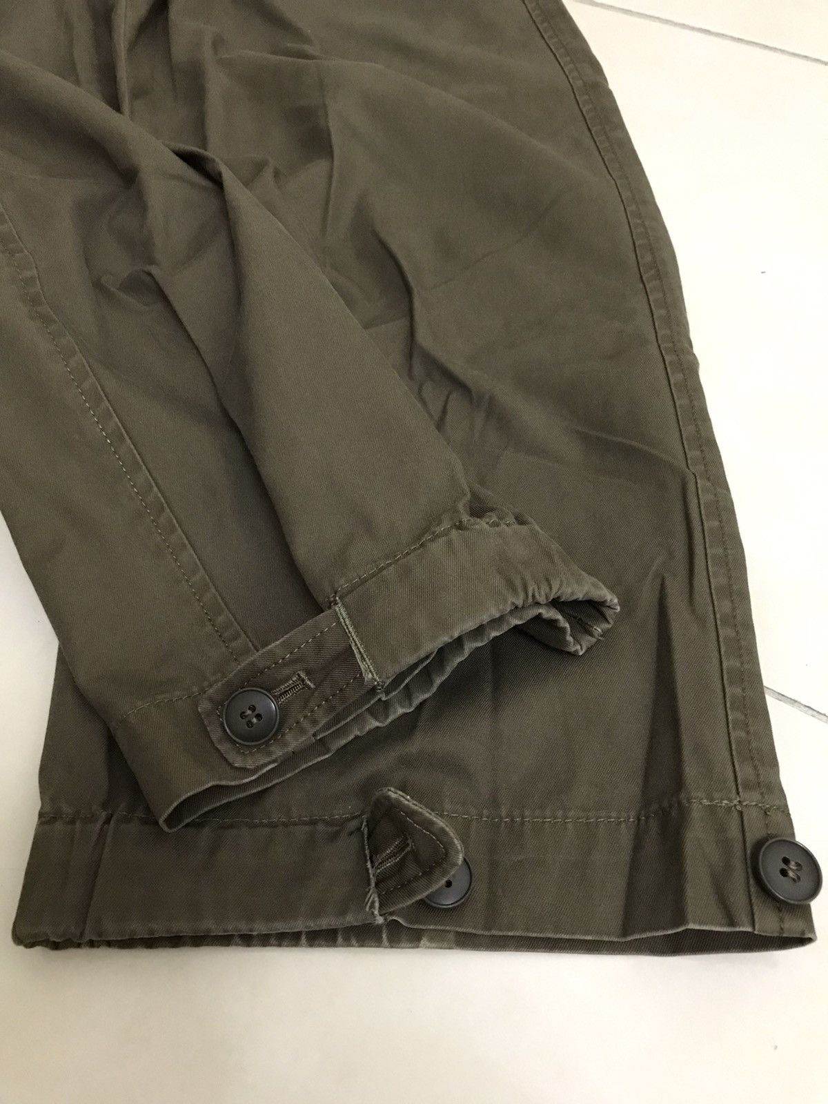 Yohji Yamamoto Yohji Yamamoto Olive Military Pants Size US 30 / EU 46 - 9 Thumbnail