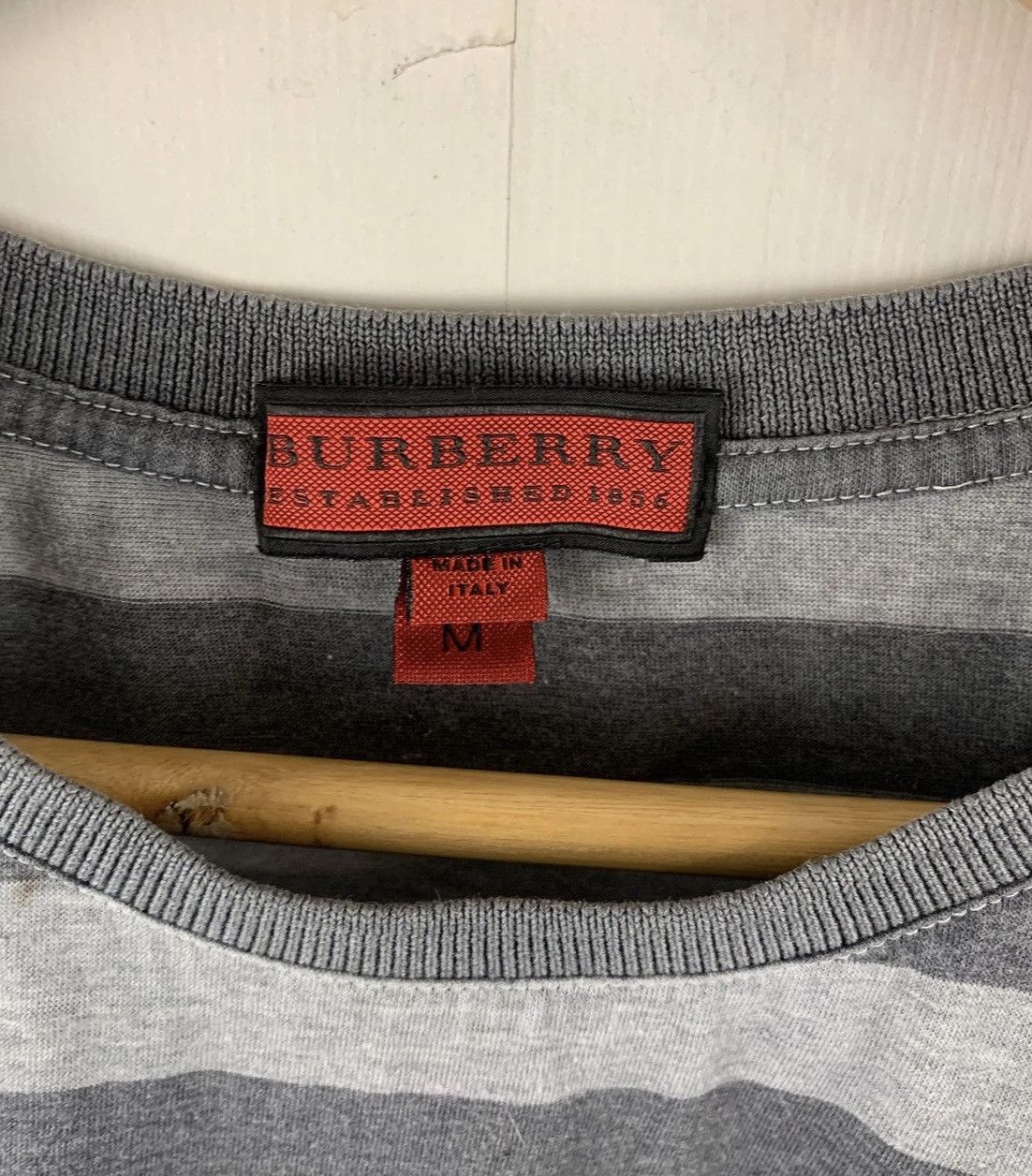Burberry Burberry t shirt size M gray Size US M / EU 48-50 / 2 - 2 Thumbnail