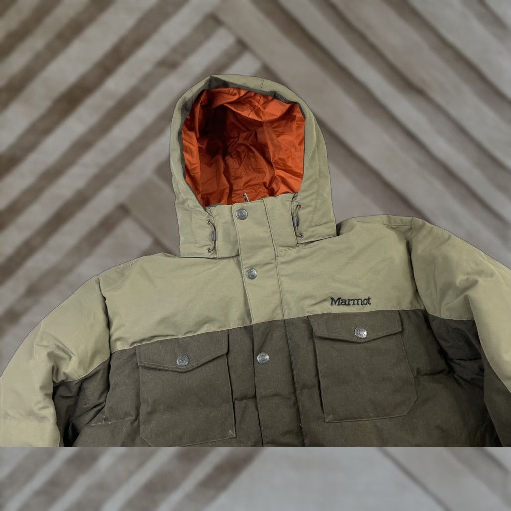 Marmot VINTAGE Marmot Fordham 700 Fill nsulated Down Jacket Green Hood Style 73870 Men’s XXL Size US XXL / EU 58 / 5 - 1 Thumbnail