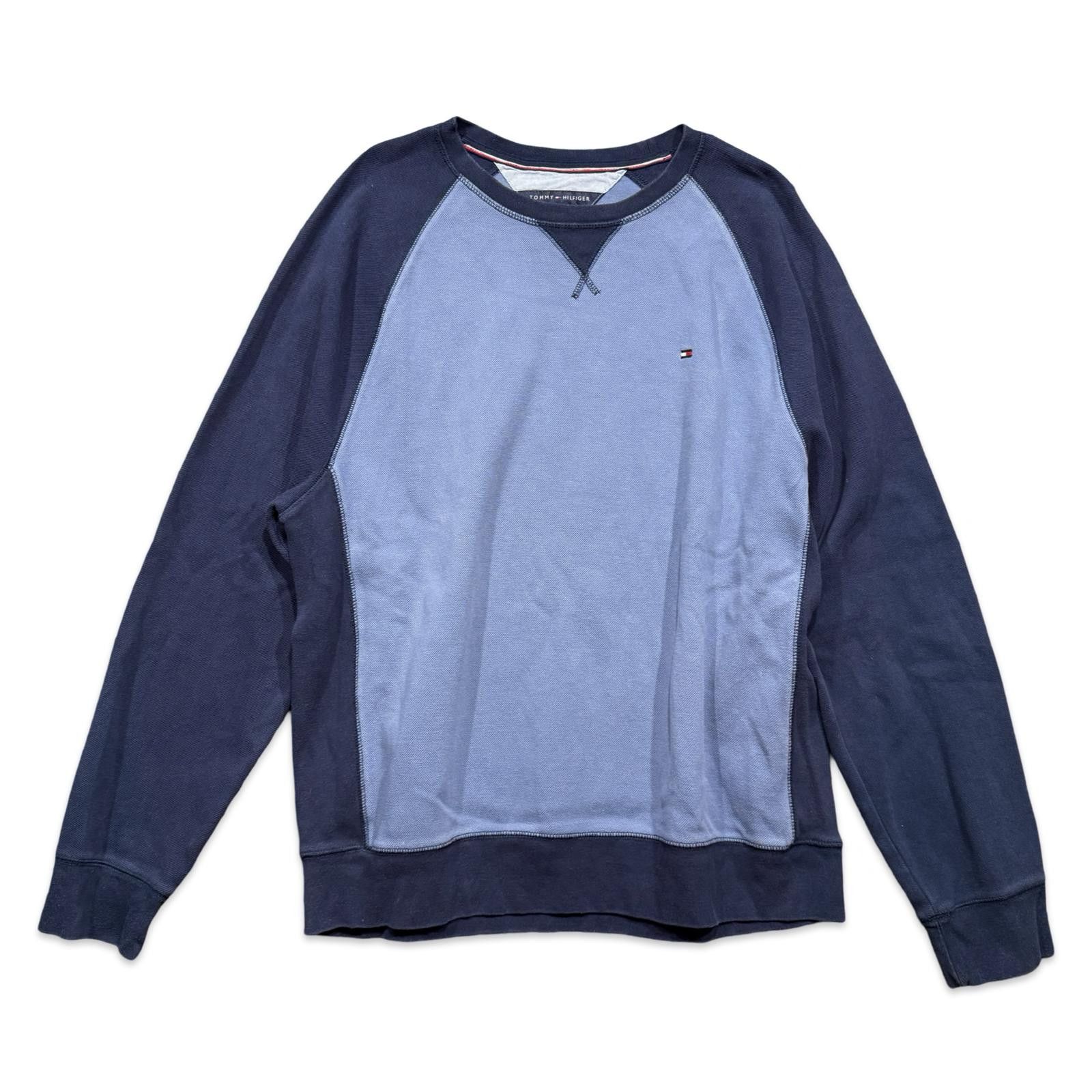 Tommy Hilfiger Tommy Hilfiger Colorblock Crewneck Longsleeve Shirt Size US XL / EU 56 / 4 - 1 Thumbnail