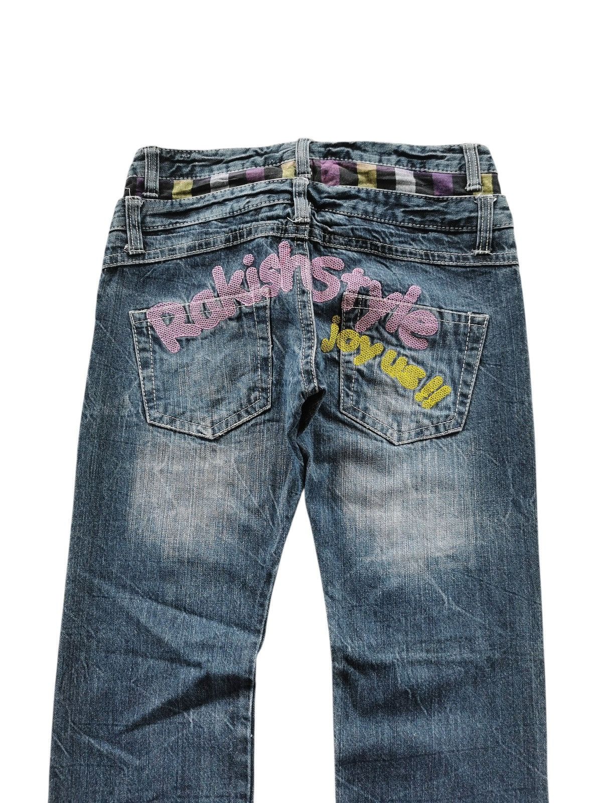 Kapital Colza Jeans Double Waist Funky Girl 🟦 A830 Size 28" / US 6 / IT 42 - 6 Thumbnail