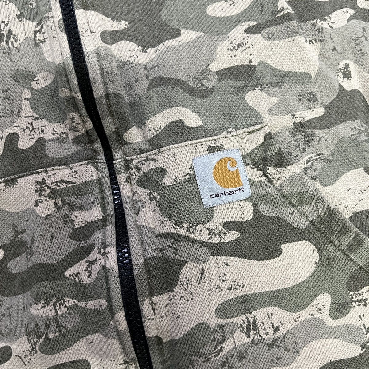 Carhartt Carhartt Camo Sleeveless Hoodie Zipper Size US S / EU 44-46 / 1 - 3 Thumbnail