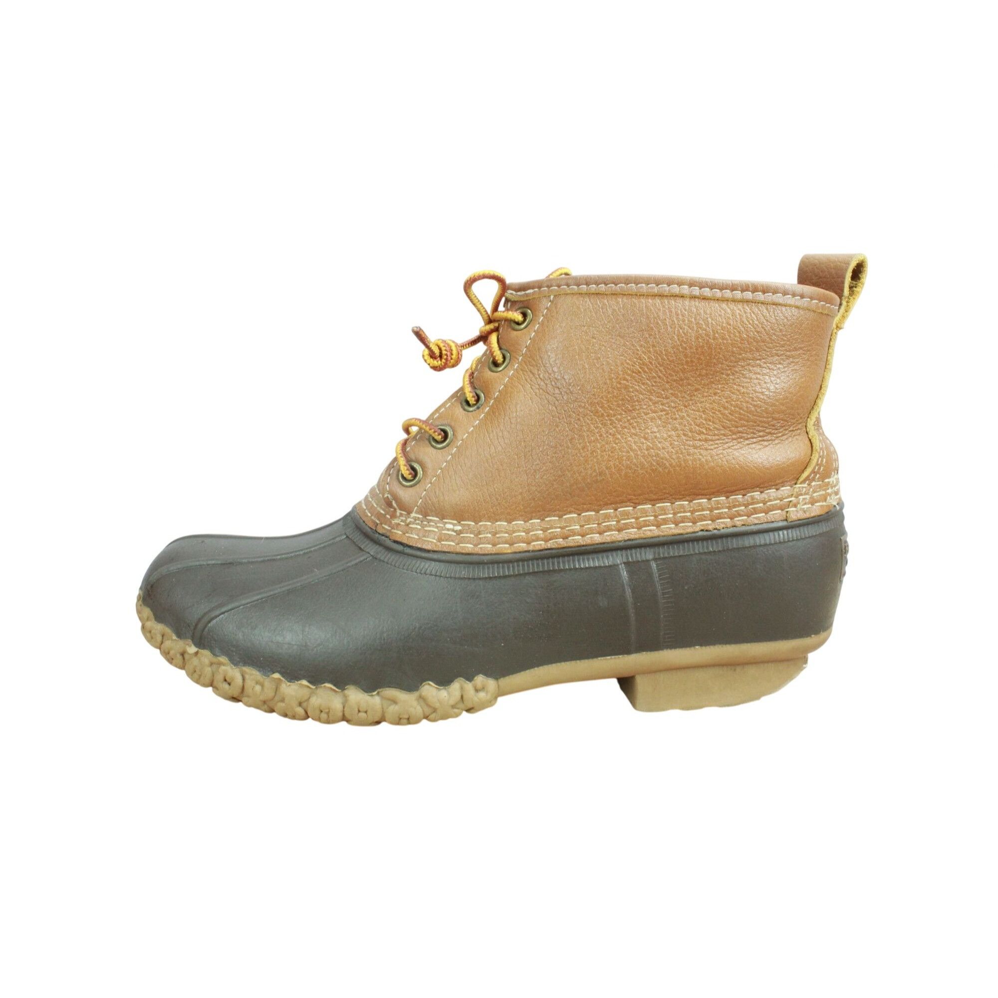 L.L. Bean LL Bean Women's 6" Sherpa Lined Insulated Bean Boots Leather Size US 10 / IT 40 - 1 Thumbnail