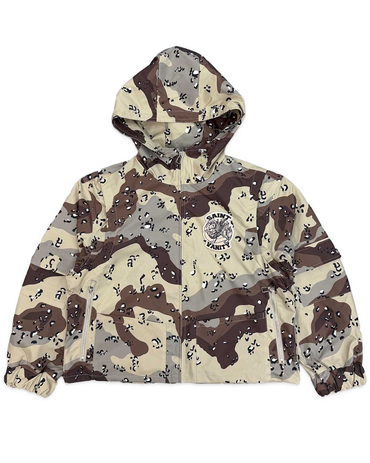 Saint Vanity Nylon Hooded Jacket Desert Camo Tan Size US XXL / EU 58 / 5 - 1 Preview