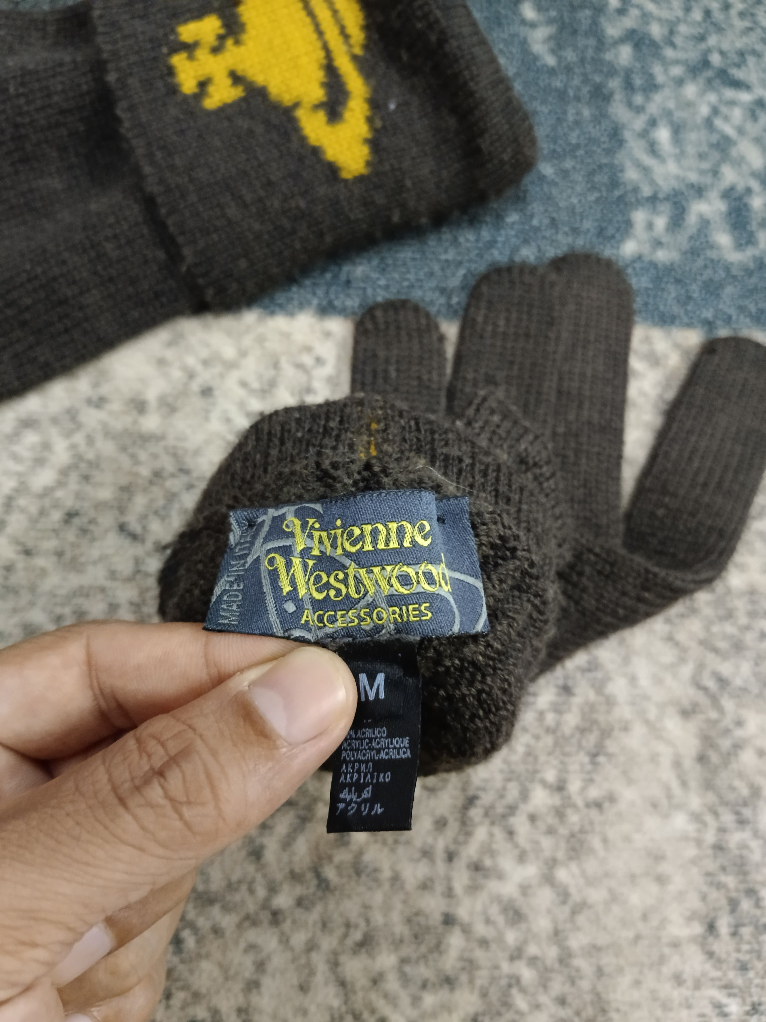 Vivienne Westwood OG🔥GRAIL VIVIENNE WESTWOOD KNIT GLOVE Size ONE SIZE - 3 Thumbnail