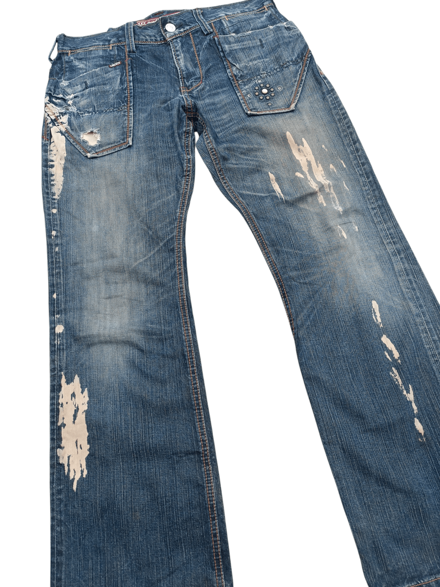 Hysteric Glamour × Japanese Brand RARE 🔥 Japan 🇯🇵 Liberto Distressed Design Size US 34 / EU 50 - 3 Thumbnail