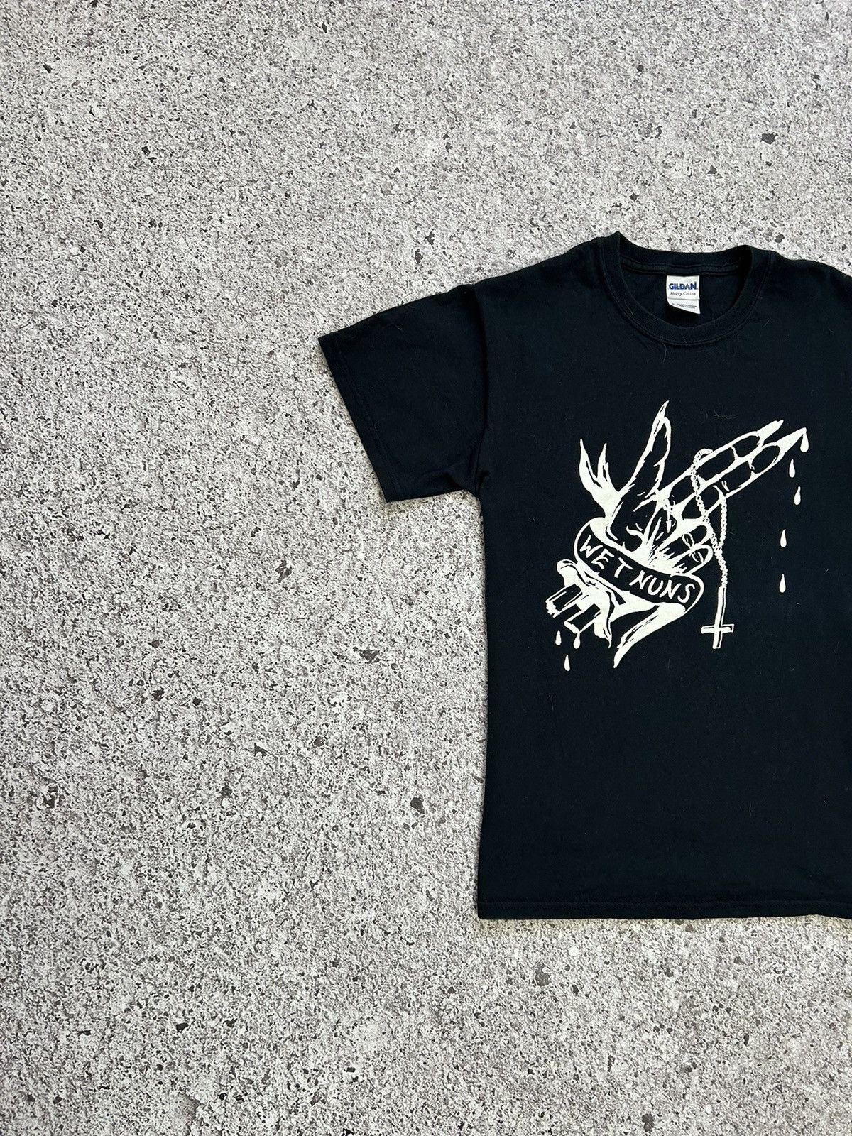 Band Tees × Vintage Rare Vintage 2000’s Wet Nuns Band Retro T-Shirt Y2K Hype Size US S / EU 44-46 / 1 - 2 Thumbnail