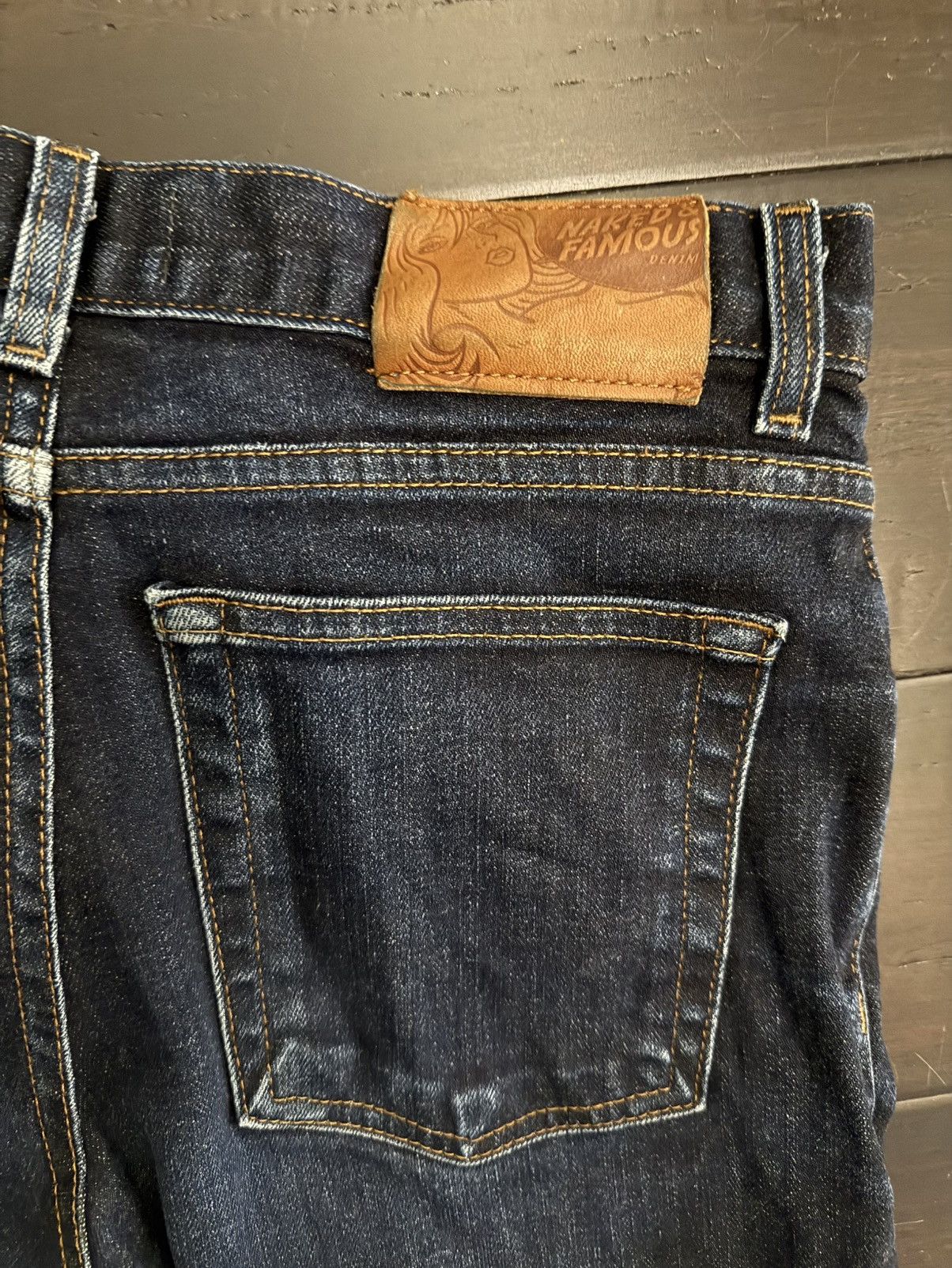 Naked & Famous Naked & Famous Max Nightshade Stretch Selvedge Size 27" / US 4 / IT 40 - 3 Thumbnail