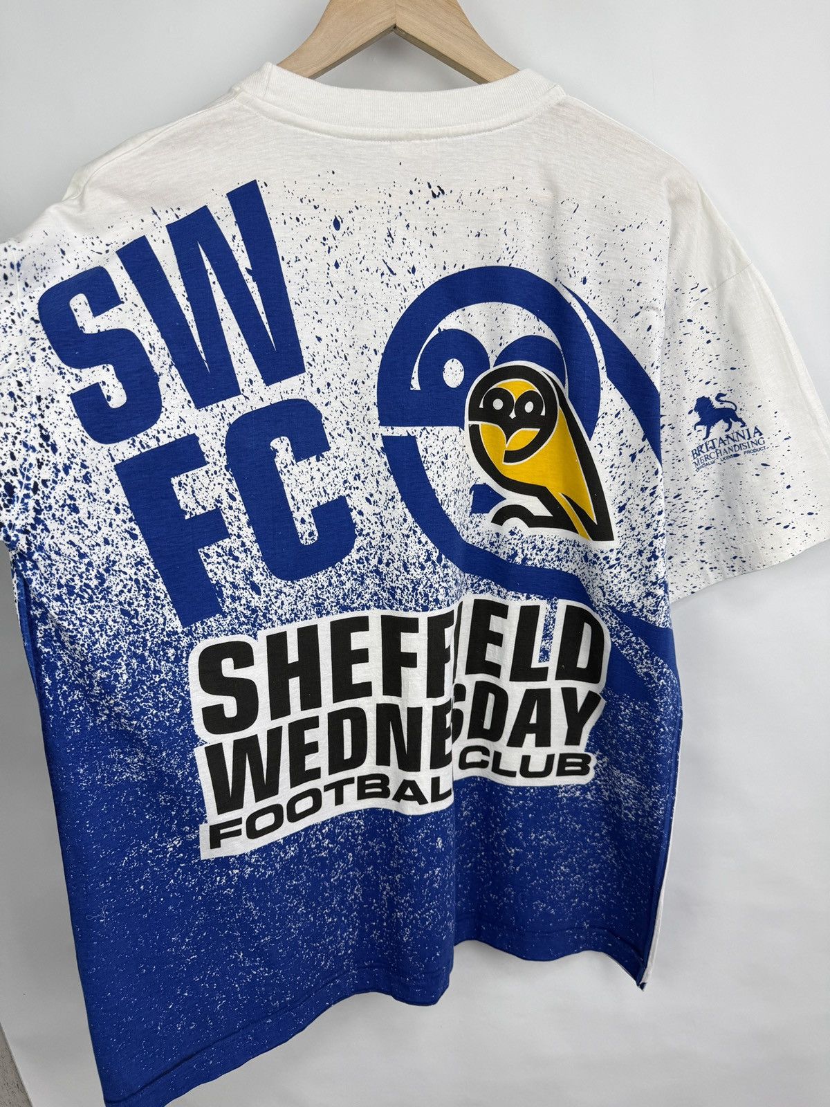 Vintage 🇬🇧 Vintage 90s Sheffield Wednesday Football Club T-Shirt Size US XL / EU 56 / 4 - 11 Thumbnail