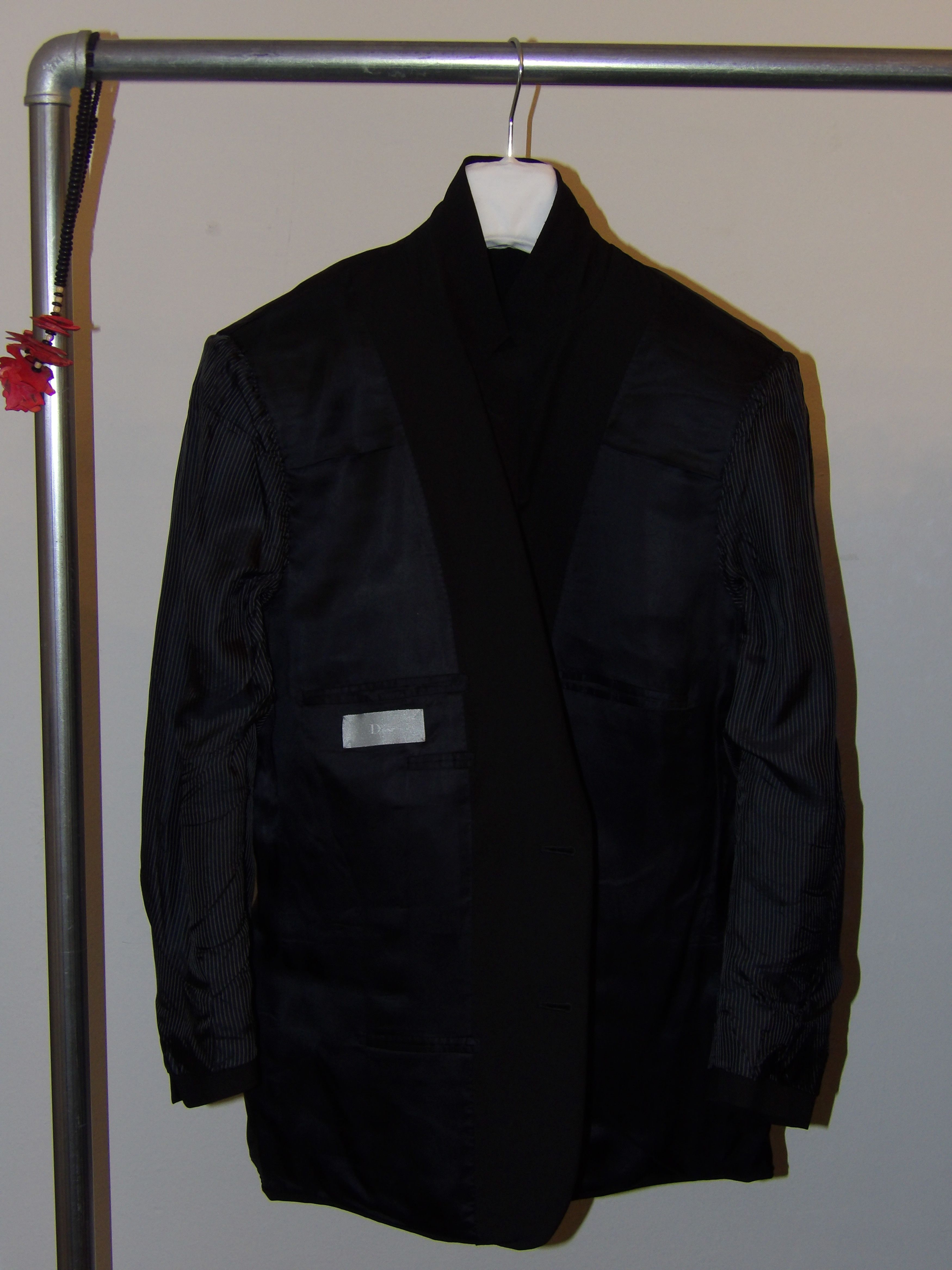 Dior Hedi Slimane Dior Homme Black Blazer Size 54R - 3 Thumbnail