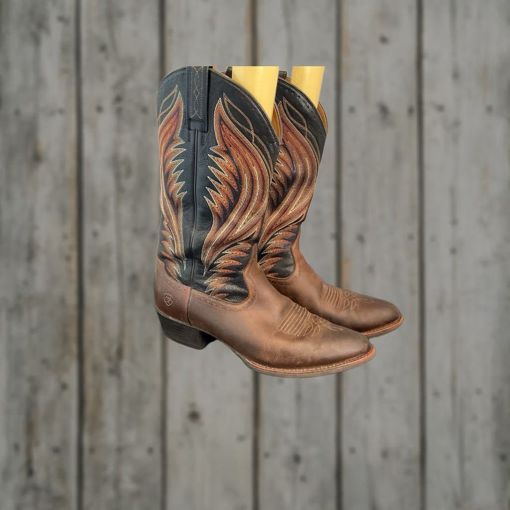 Ariat Ariat Boots Western Leather Pointed Toe ATS Cowboy  display picture 2