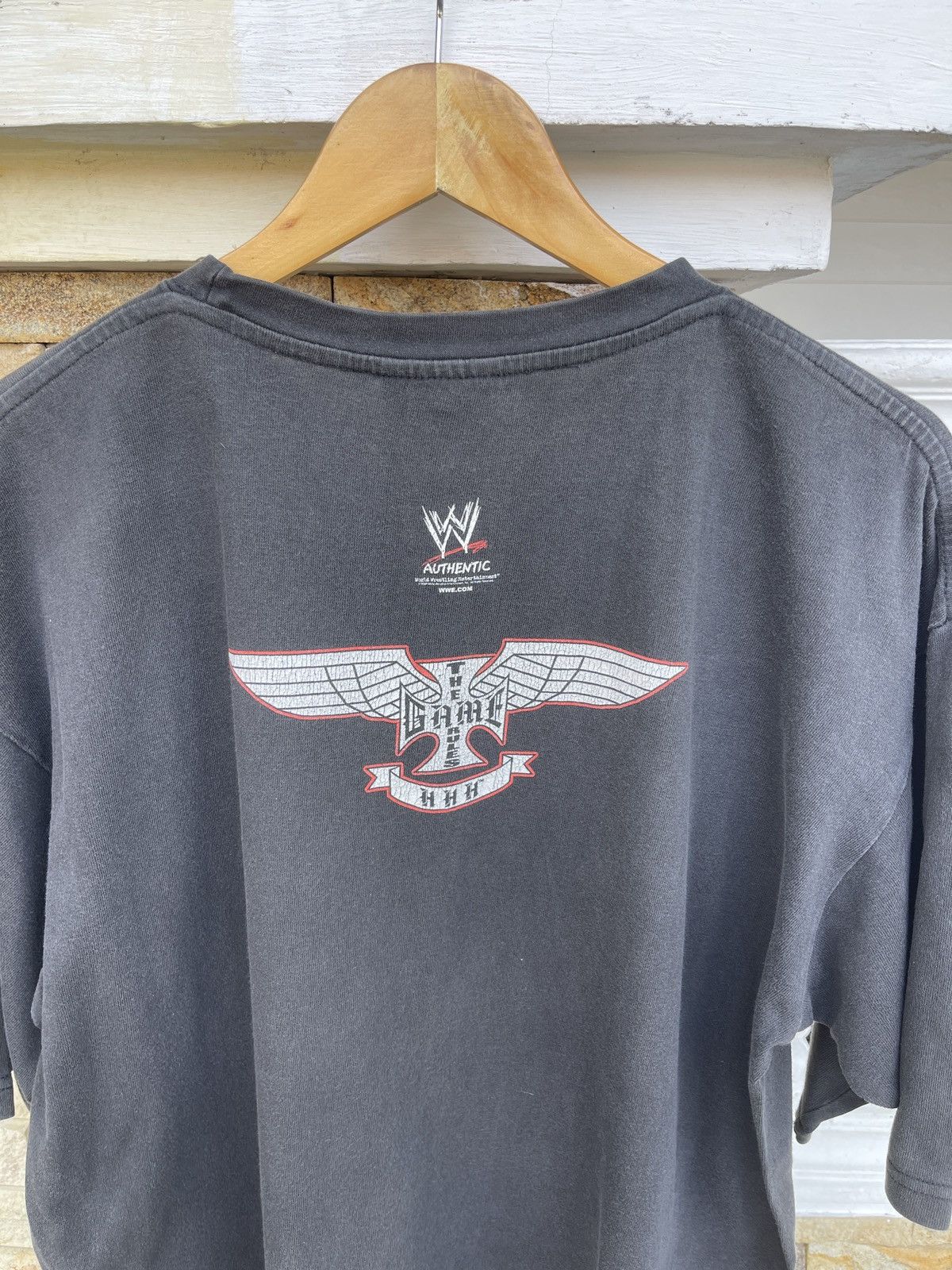 Vintage SUN FADED🔥Rare🔥Vintage 90s WWE Tripple H Tee Size US XL / EU 56 / 4 - 4 Thumbnail