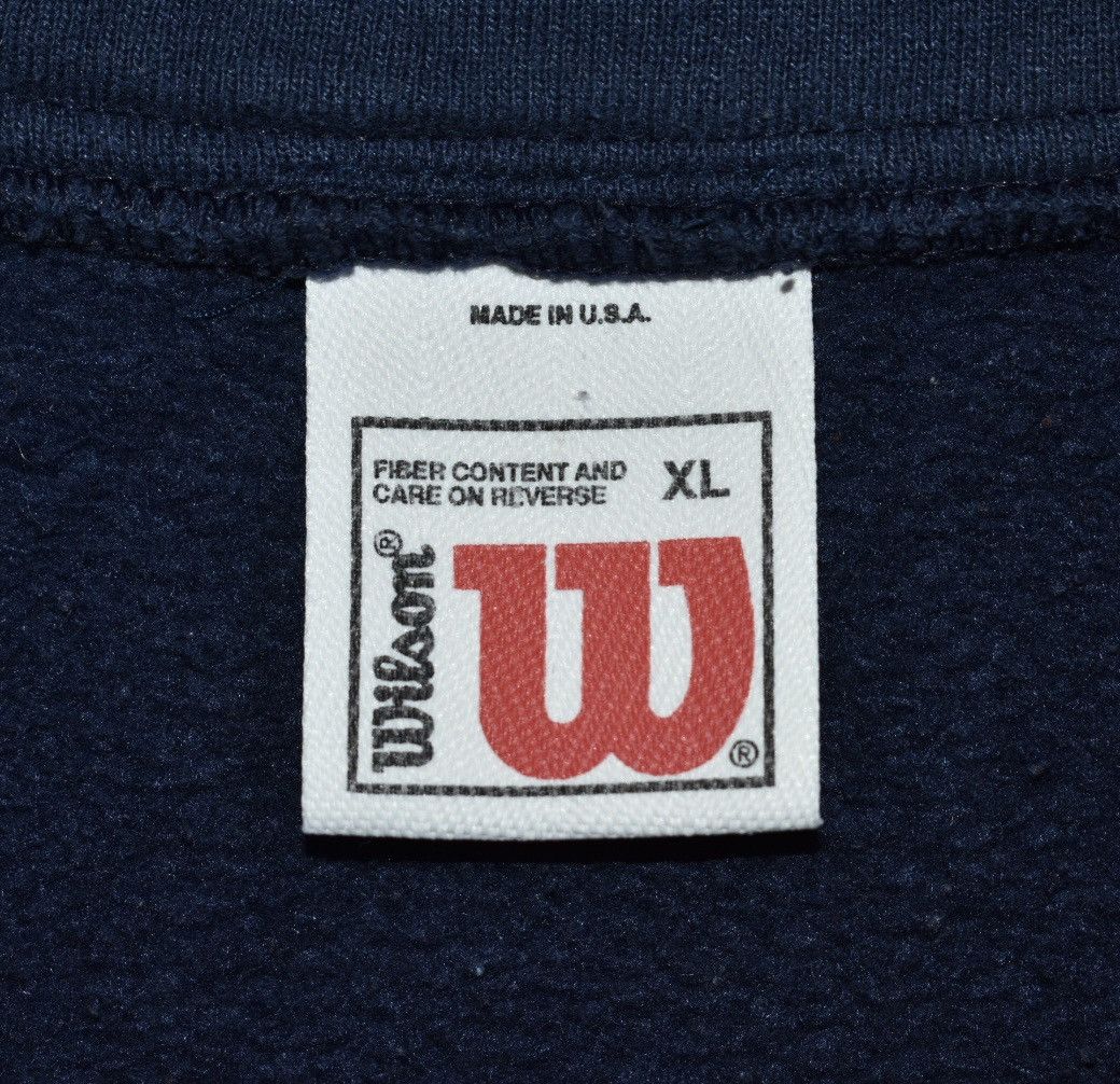 Wilson Vintage 90s Wilson Quarter-Zip Pullover (XL) Size US XL / EU 56 / 4 - 4 Thumbnail
