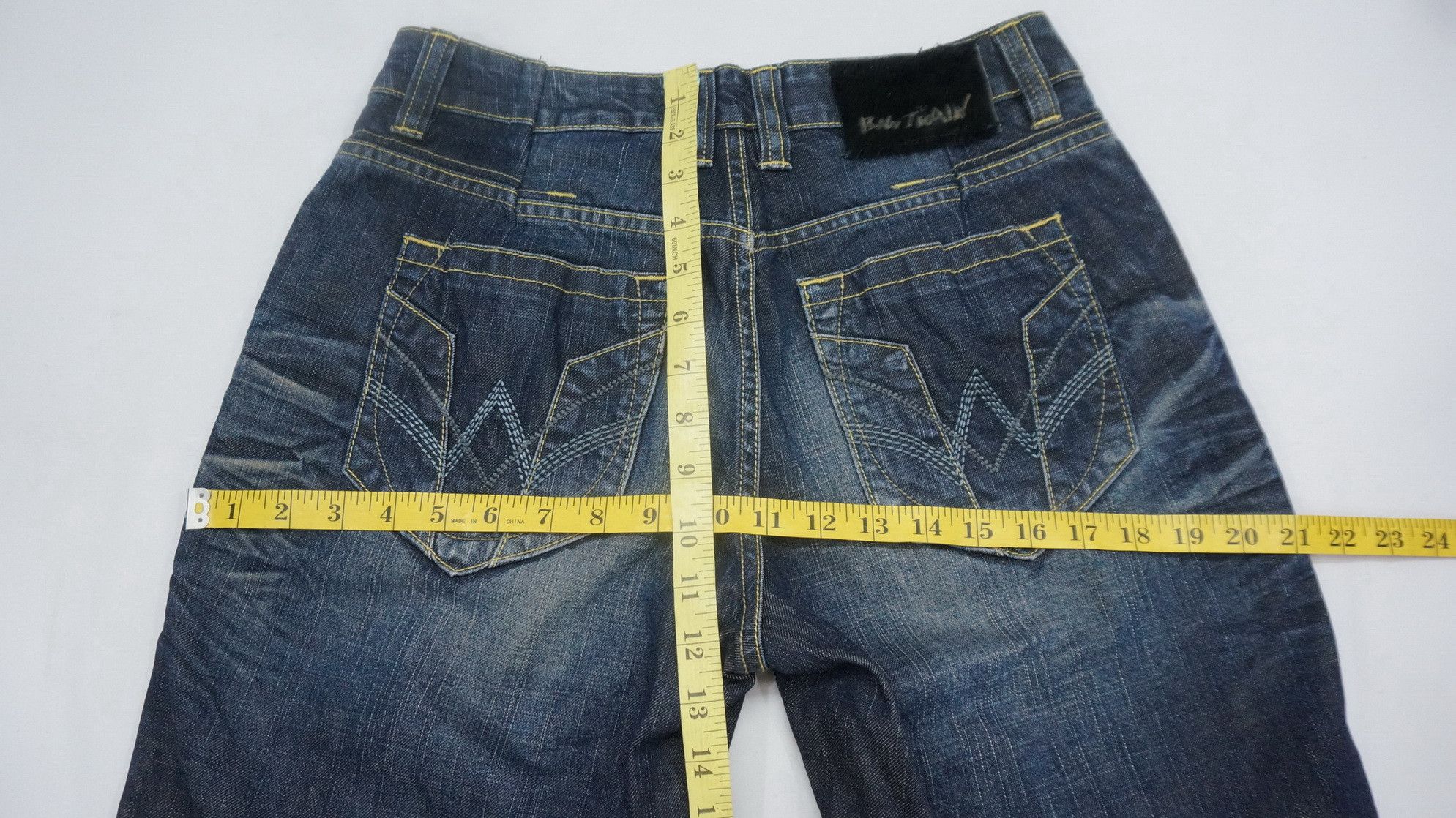 Japanese Brand Dope Japan OSAKA BIG TRAIN Baggy Clawmark Jeans Size US 28 / EU 44 - 11 Thumbnail