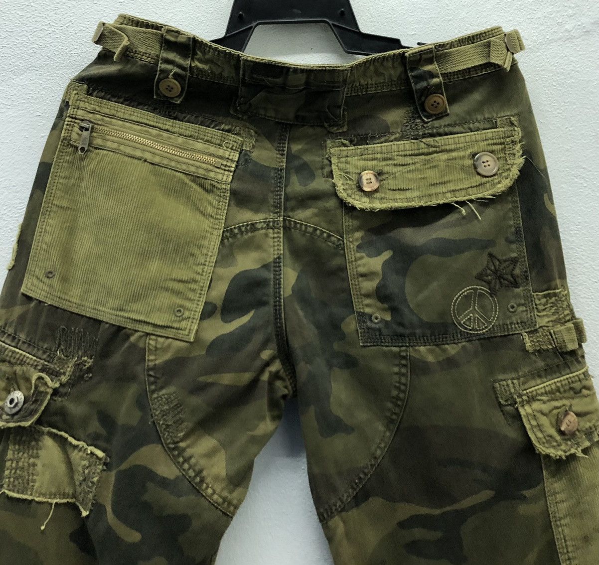 Japanese Brand Vintage Saves Stars Military Cargo Pants Size US 31 - 4 Thumbnail