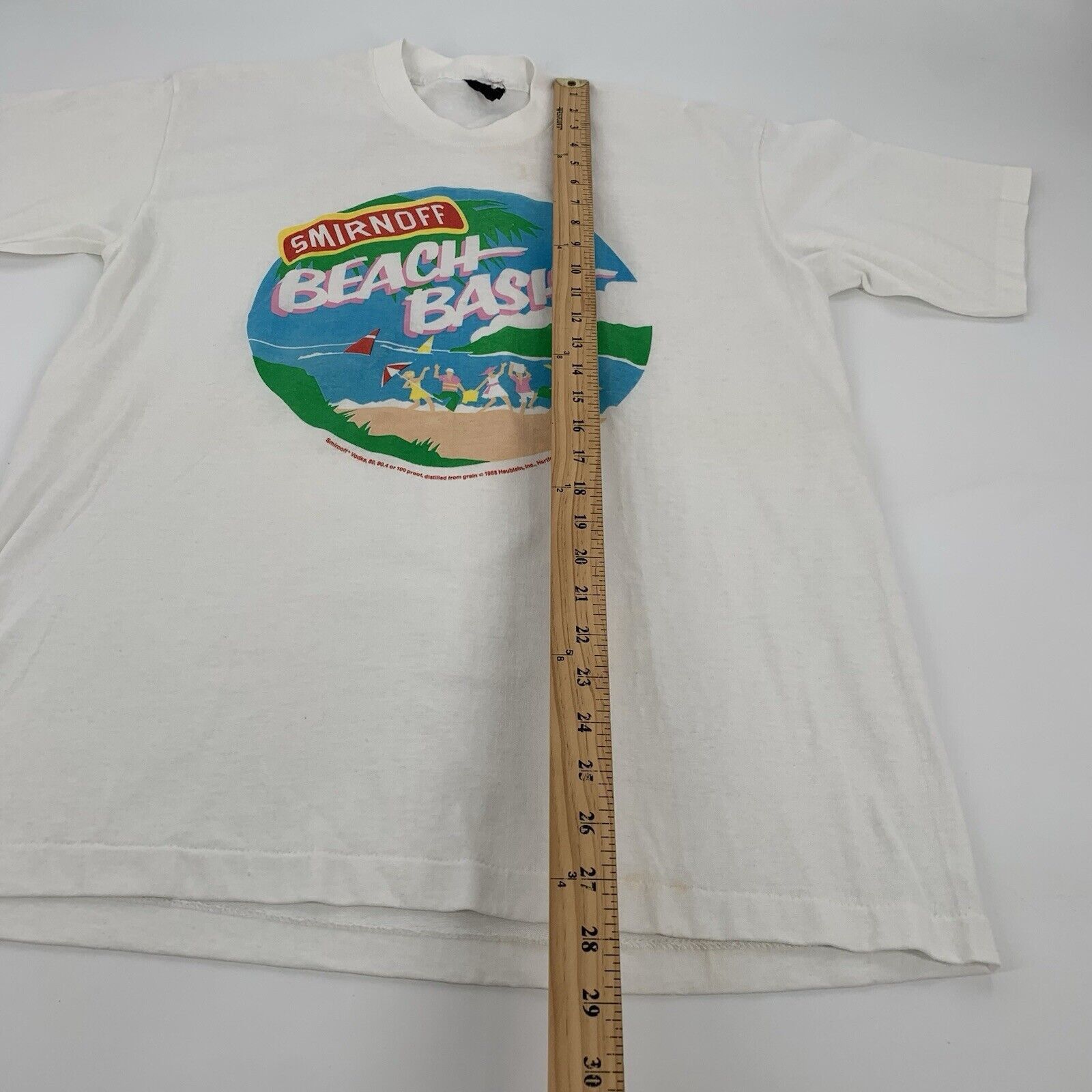 Vintage Vintage 1988 Smirnoff Vodka SS Beer Promo T-Shirt Size XL Size US XL / EU 56 / 4 - 8 Thumbnail