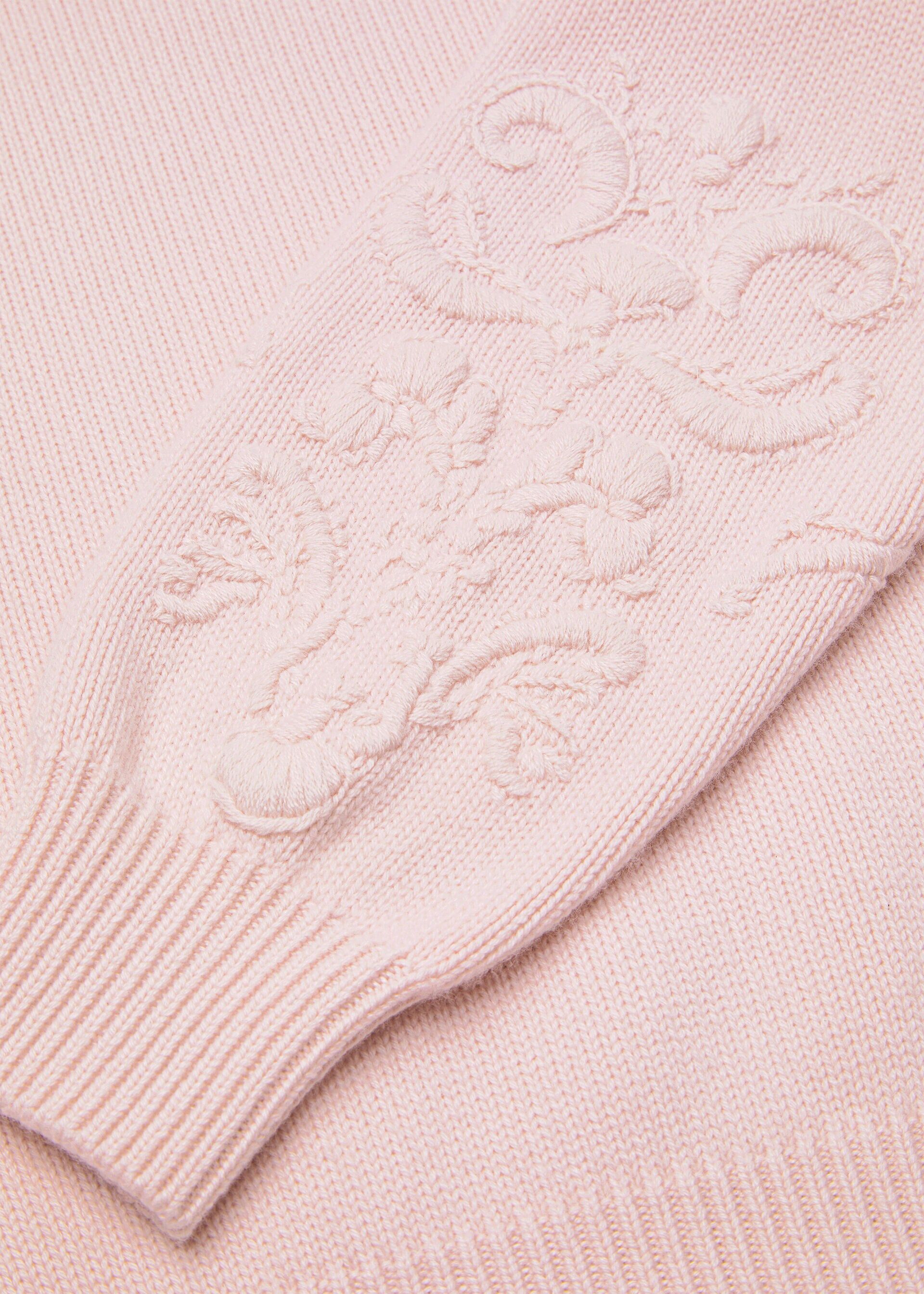 Loro Piana os11x0426 FAQ9467 Classic Crewneck Sweater Pale Baby Rose Size M / US 6-8 / IT 42-44 - 7 Thumbnail