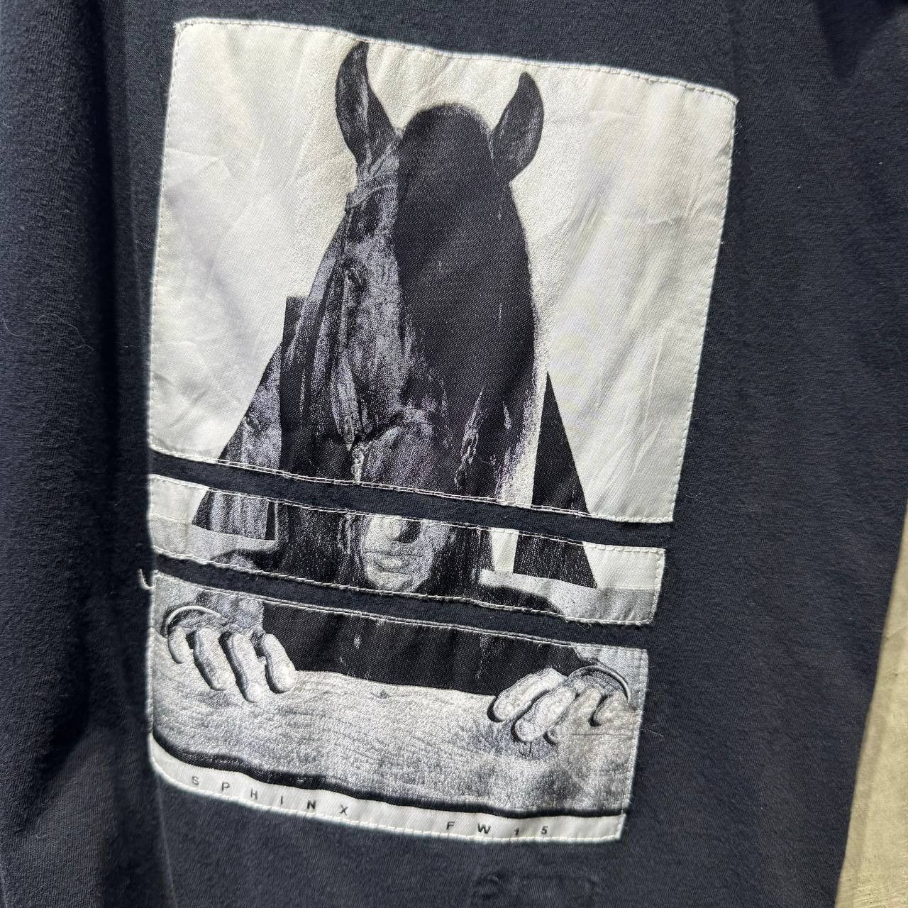 Rick Owens Drkshdw Rick Owens DRKSHDW FW15 Sphinx Tee Size US L / EU 52-54 / 3 - 4 Thumbnail