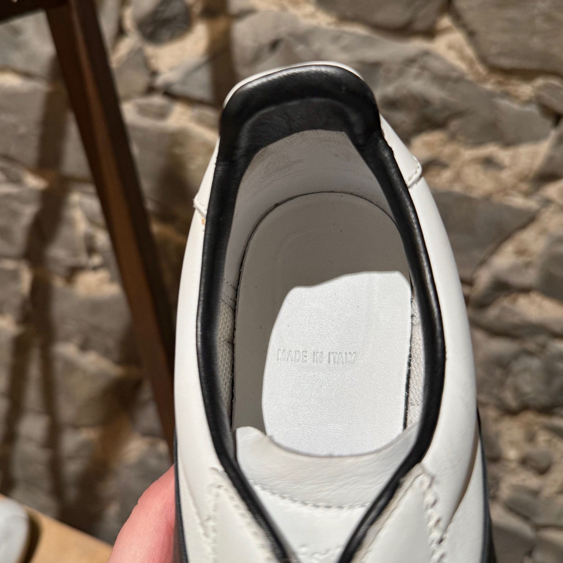 Dior Christian Dior White Leather Diorun Logo Sneakers Size US 5 / IT 35 - 16 Thumbnail