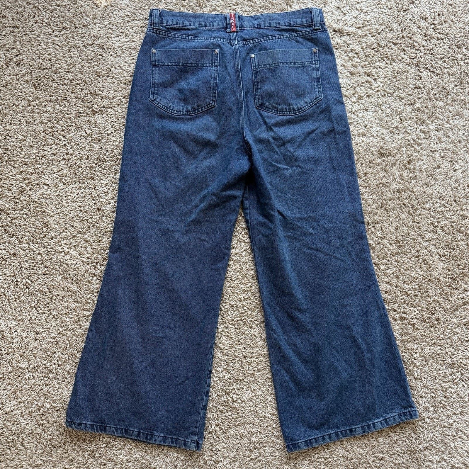Kickers Kickers UK Denim Baggy Indigo Blue Jeans Pants Wom Size 34 Size 34" / US 12 / IT 48 - 3 Thumbnail