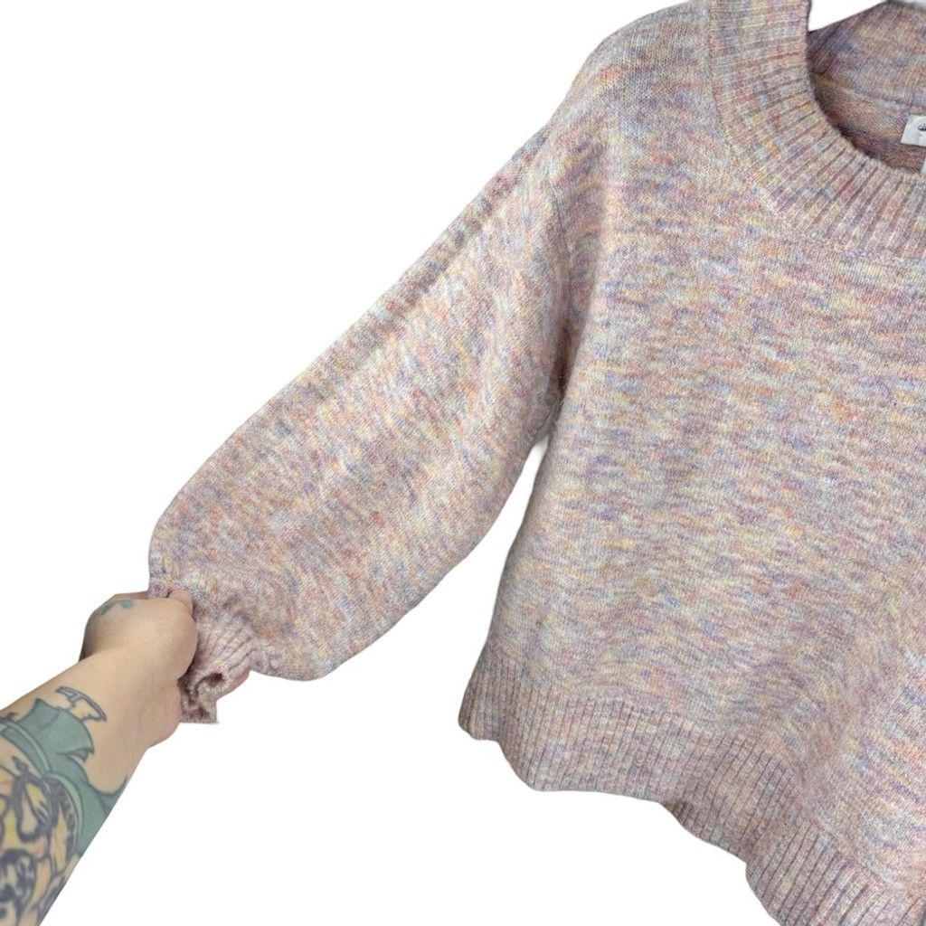 Other CHRISTOPHER & BANKS Women's Pink Balloon Sleeve Sweater P/S Size S / US 4 / IT 40 - 2 Thumbnail
