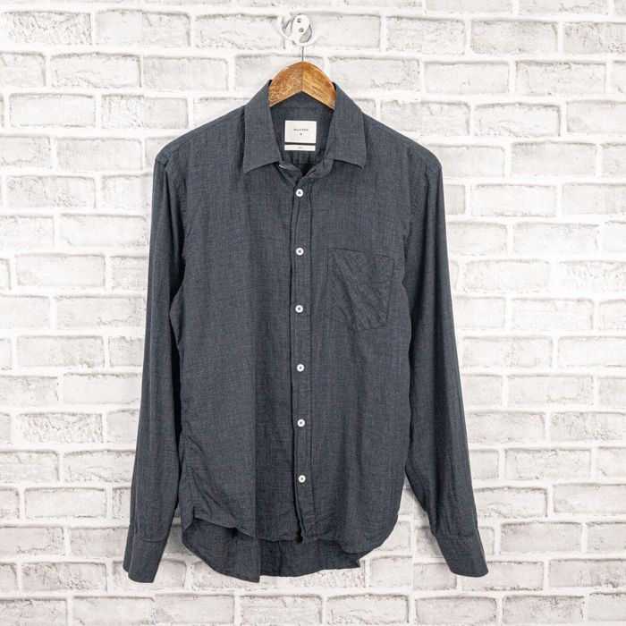 Billy Reid BILLY REID Men s Slim fit Button up Shirt in Gray with