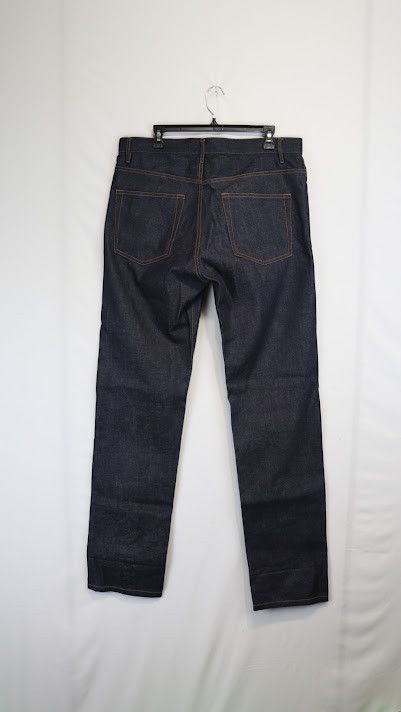 Helmut Lang o1rshd1 Turn up Jean RAW Denim Jeans in Blue Size US 32 / EU 48 - 10 Thumbnail