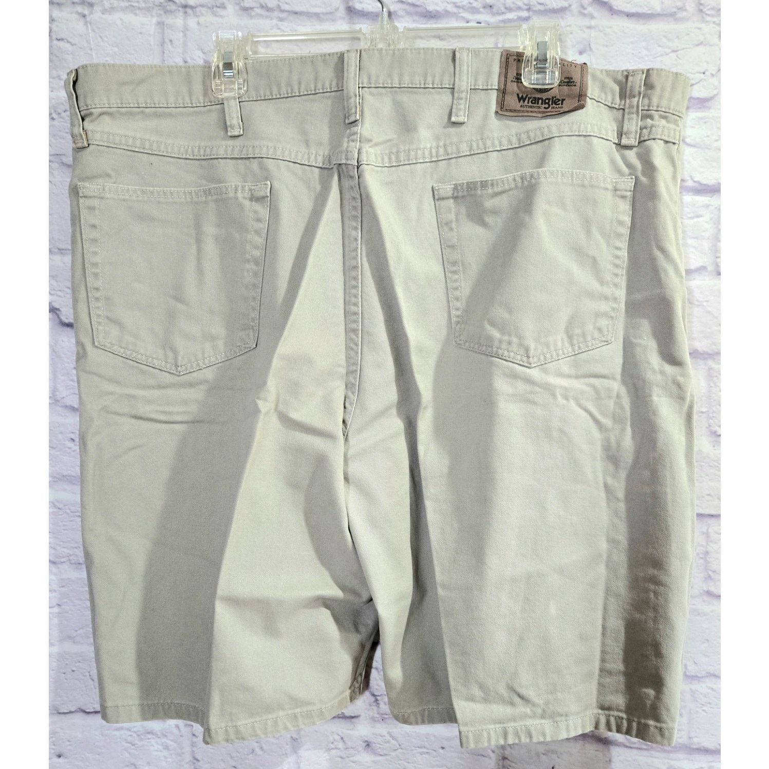 Wrangler Wrangler Tan Men's Jean Shorts 42 Relaxed Fit Lightweight Size US 42 / EU 58 - 2 Thumbnail