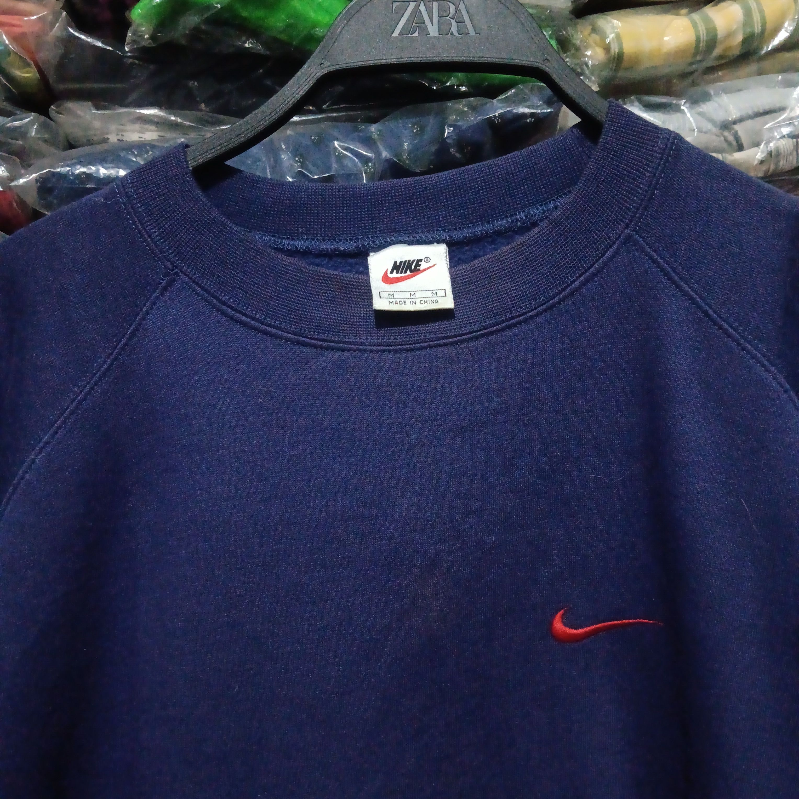 Nike Vintage Nike small whoosh crewneck Size US XL / EU 56 / 4 - 2 Thumbnail