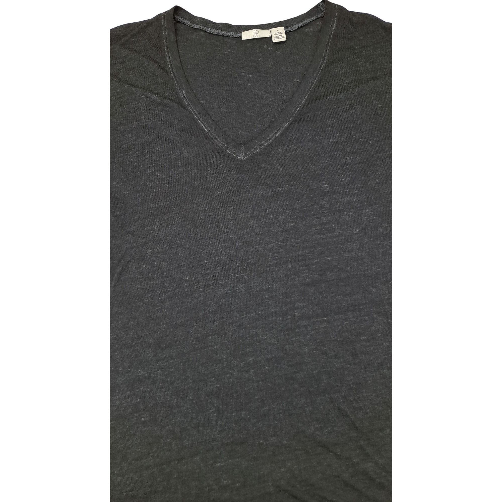 BP. BP Black V-Neck Short Sleeve Top Women Size Medium Nordstrom Size M / US 6-8 / IT 42-44 - 3 Thumbnail