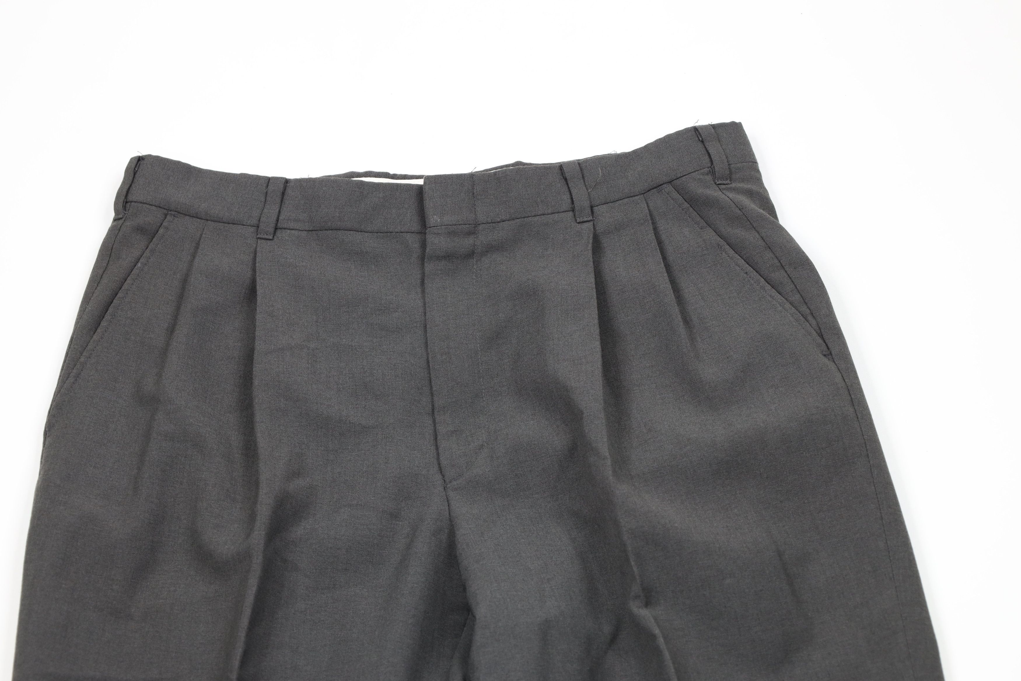 Vintage Vintage 90s Streetwear Wool Blend Wide Leg Chino Pants USA Size US 32 / EU 48 - 2 Thumbnail