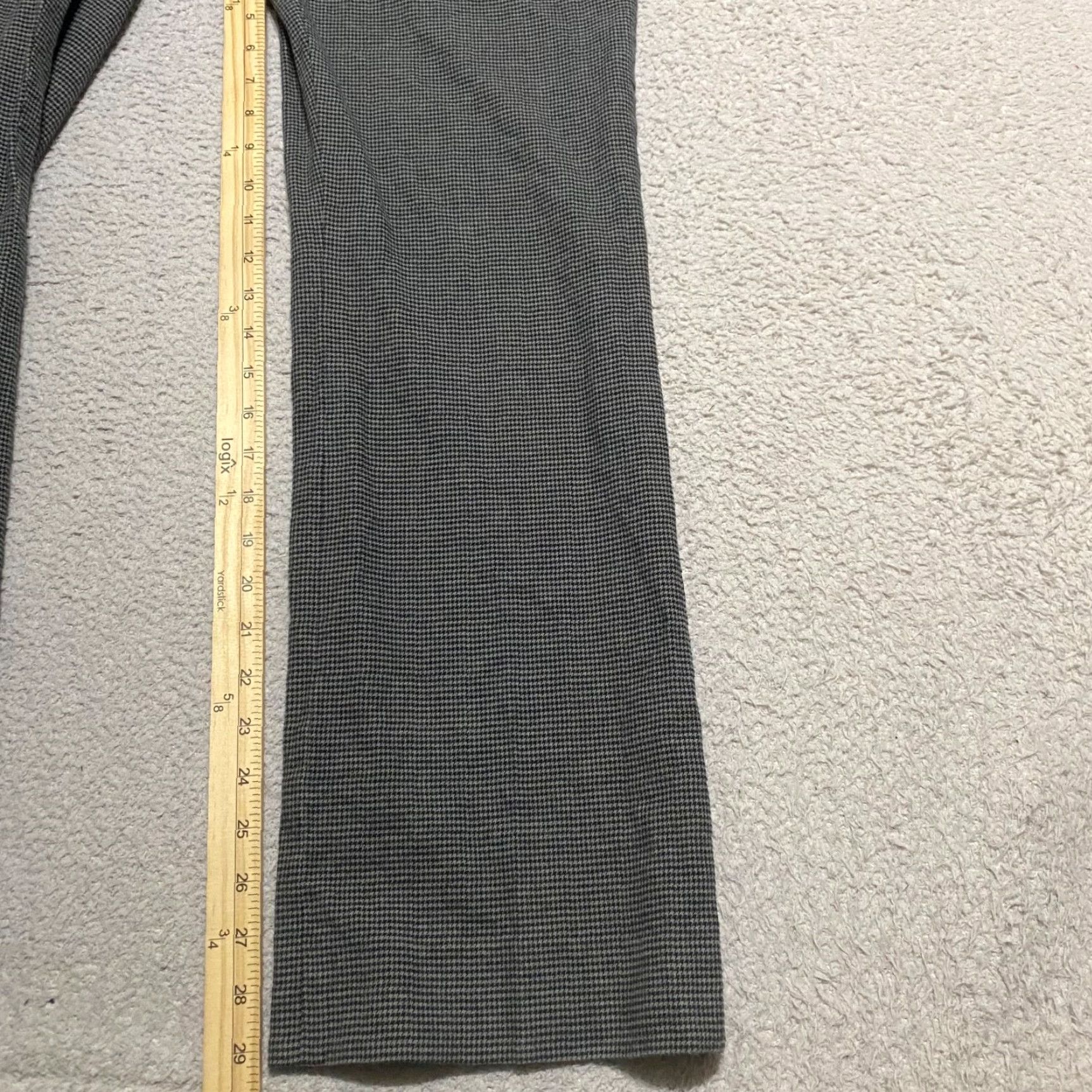 Ralph Lauren Lauren Ralph Lauren Womens Dress Pants Adelle Gray Plaid Check Twill Flared 10 Office Shirt Womens 90s Preppy Style Mens? Wait. Size 32" / US 10 / IT 46 - 3 Thumbnail
