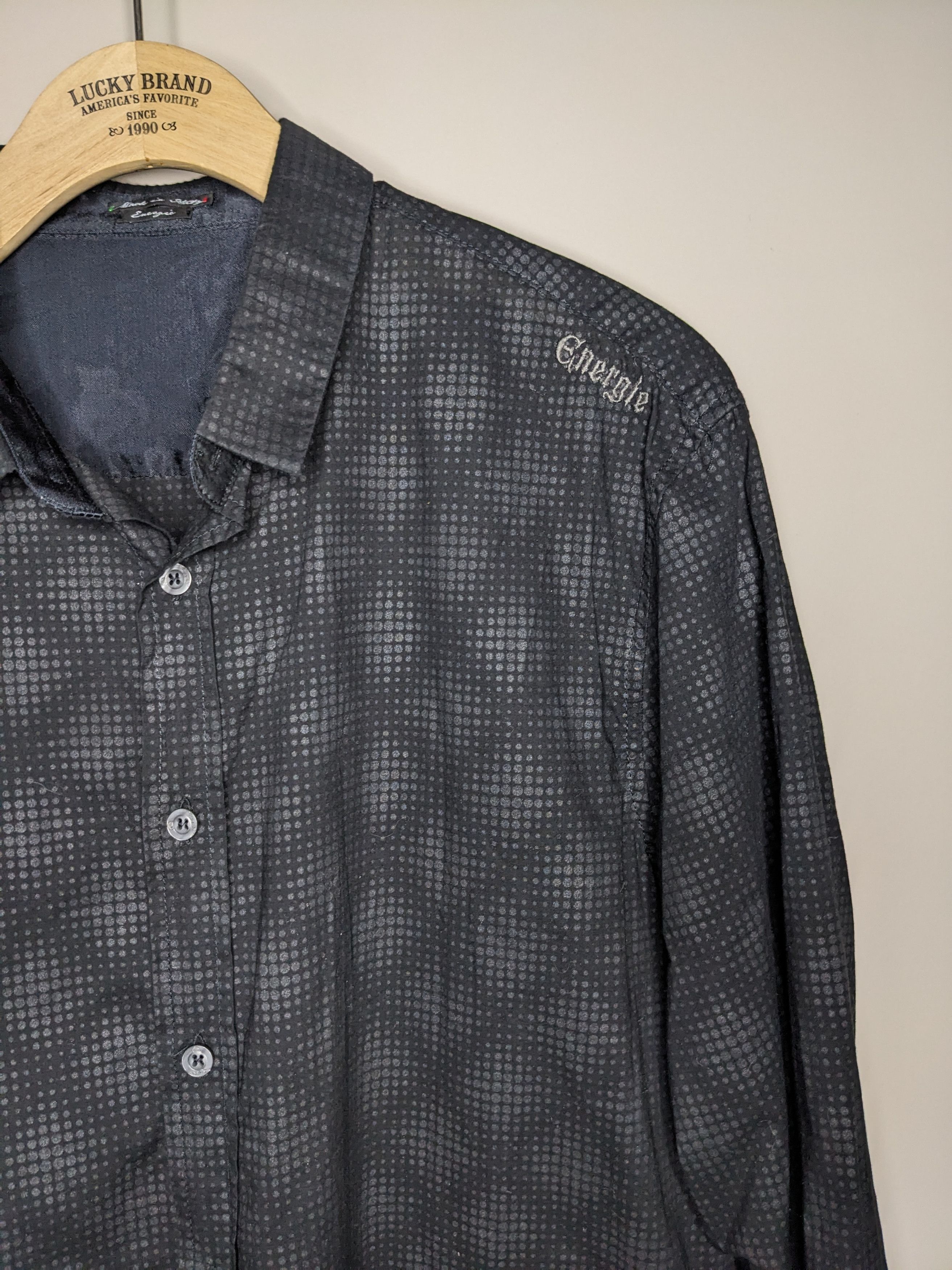 Energie VINTAGE Energie Button Up Shirt Geometric Black Large 90s Size US L / EU 52-54 / 3 - 1 Thumbnail