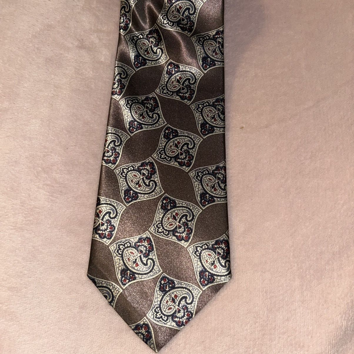 Etienne Aigner Etienne Aigner vintage dead stock bronze with paisley tie Size ONE SIZE - 1 Thumbnail