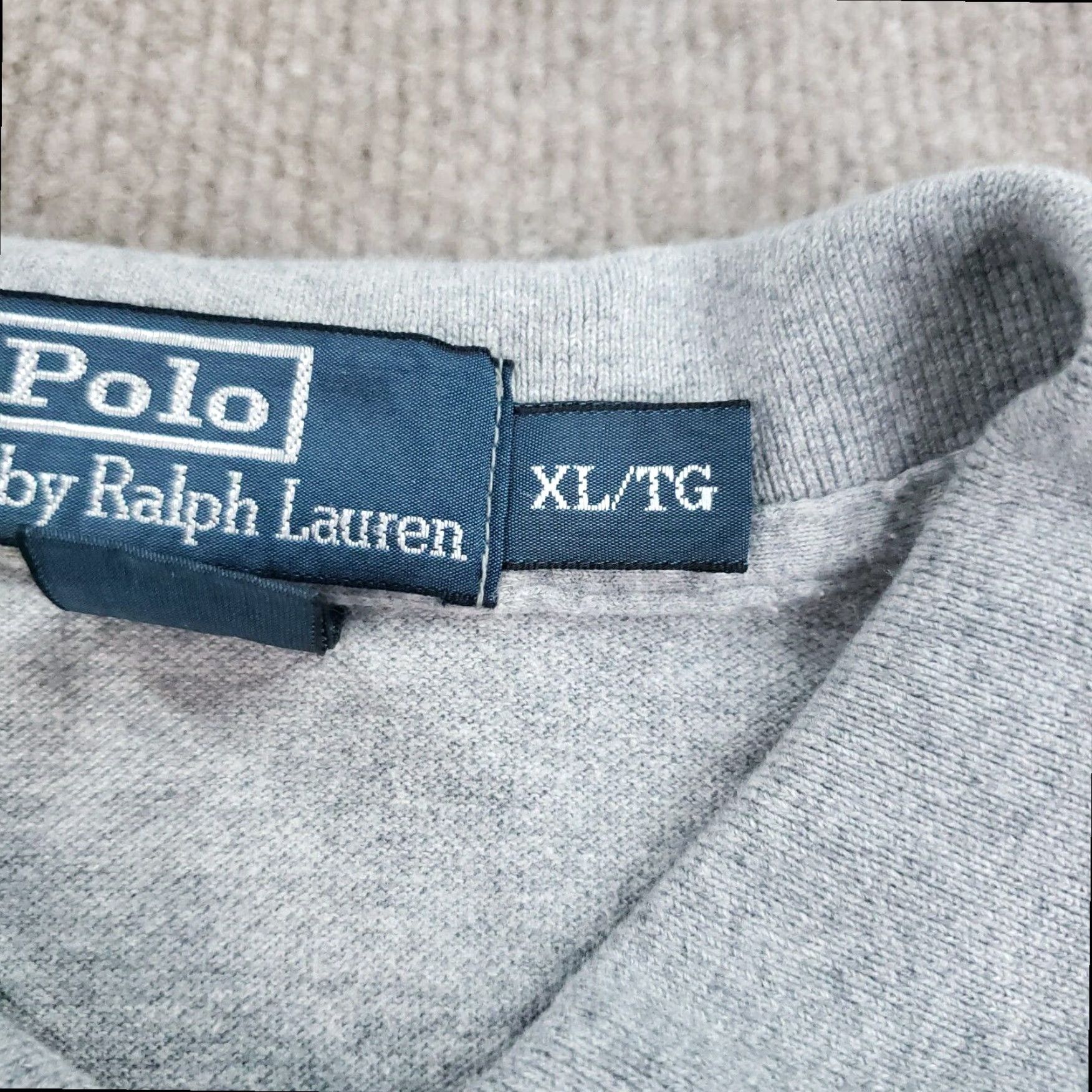 Polo Ralph Lauren Polo Ralph Lauren Mens Gray Short Sleeve Polo Shirt XL Cotton Size US XL / EU 56 / 4 - 6 Thumbnail