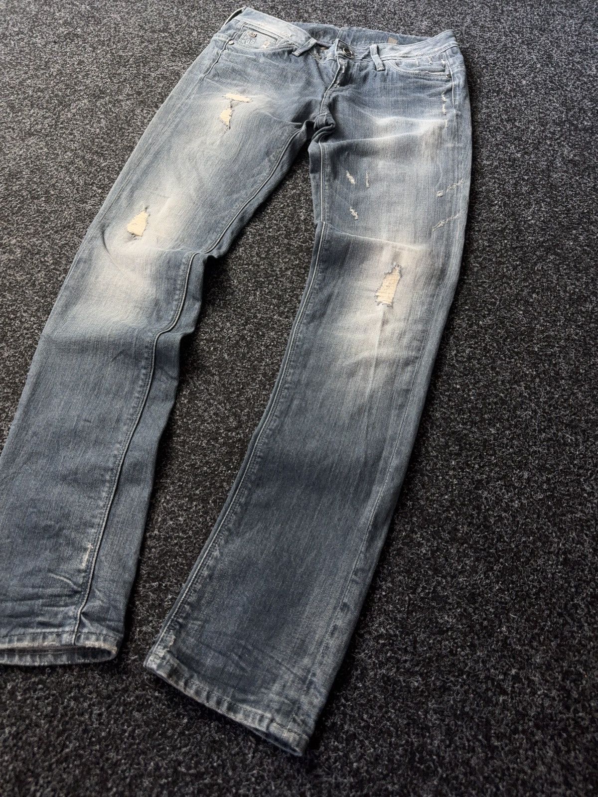 Vintage Retro Distressed Y2K G-Star RAW Denim pants Jeans