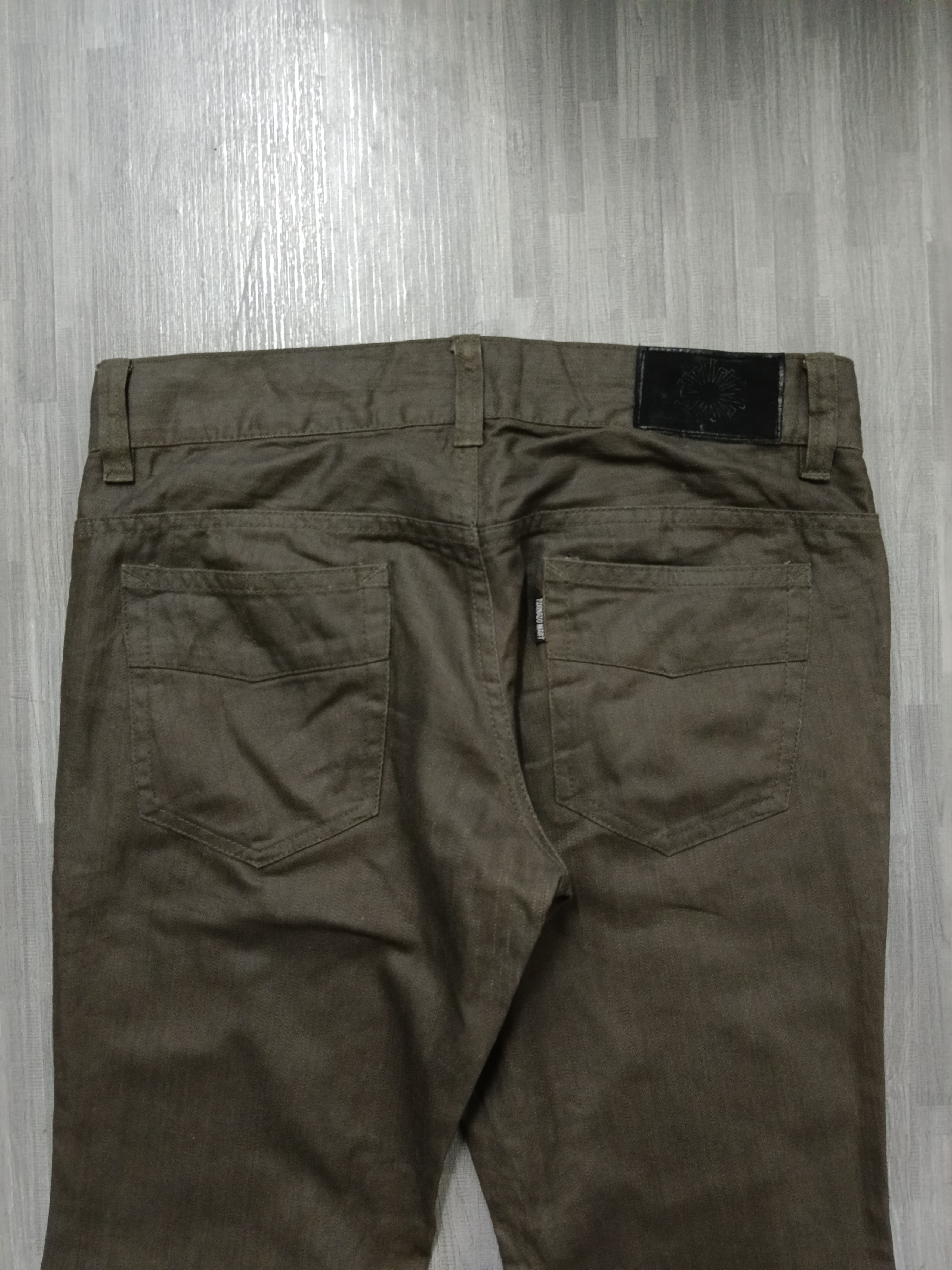 Tornado Mart TORNADO MART WAXED FLARE DENIM PANTS Size US 30 / EU 46 - 5 Thumbnail