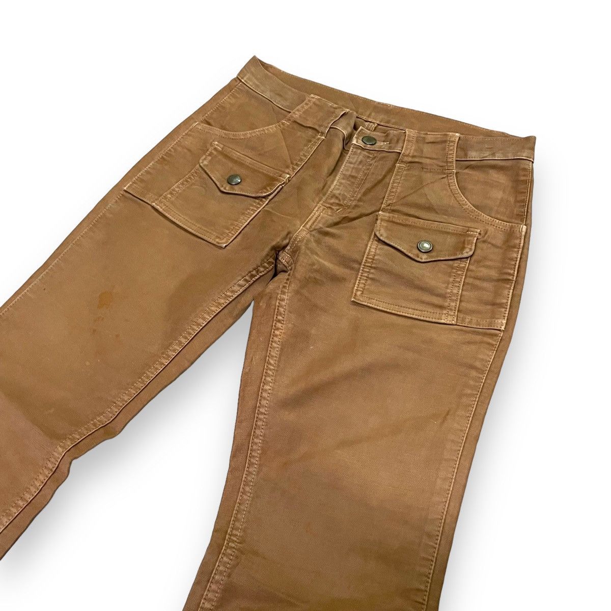 Johnbull 🇯🇵 SUPER FLARE JOHN BULL BAKER PANTS Size US 28 / EU 44 - 3 Thumbnail
