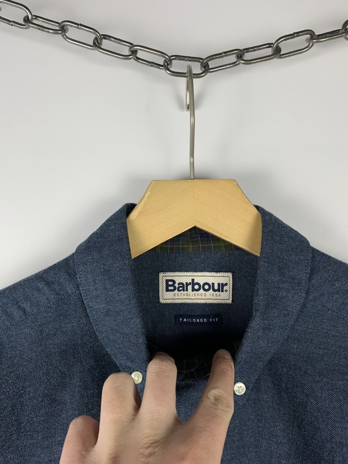 Barbour Barbour Tailored Fit Shirt Buttons Ups Long Sleeve Size M Size US M / EU 48-50 / 2 - 5 Thumbnail
