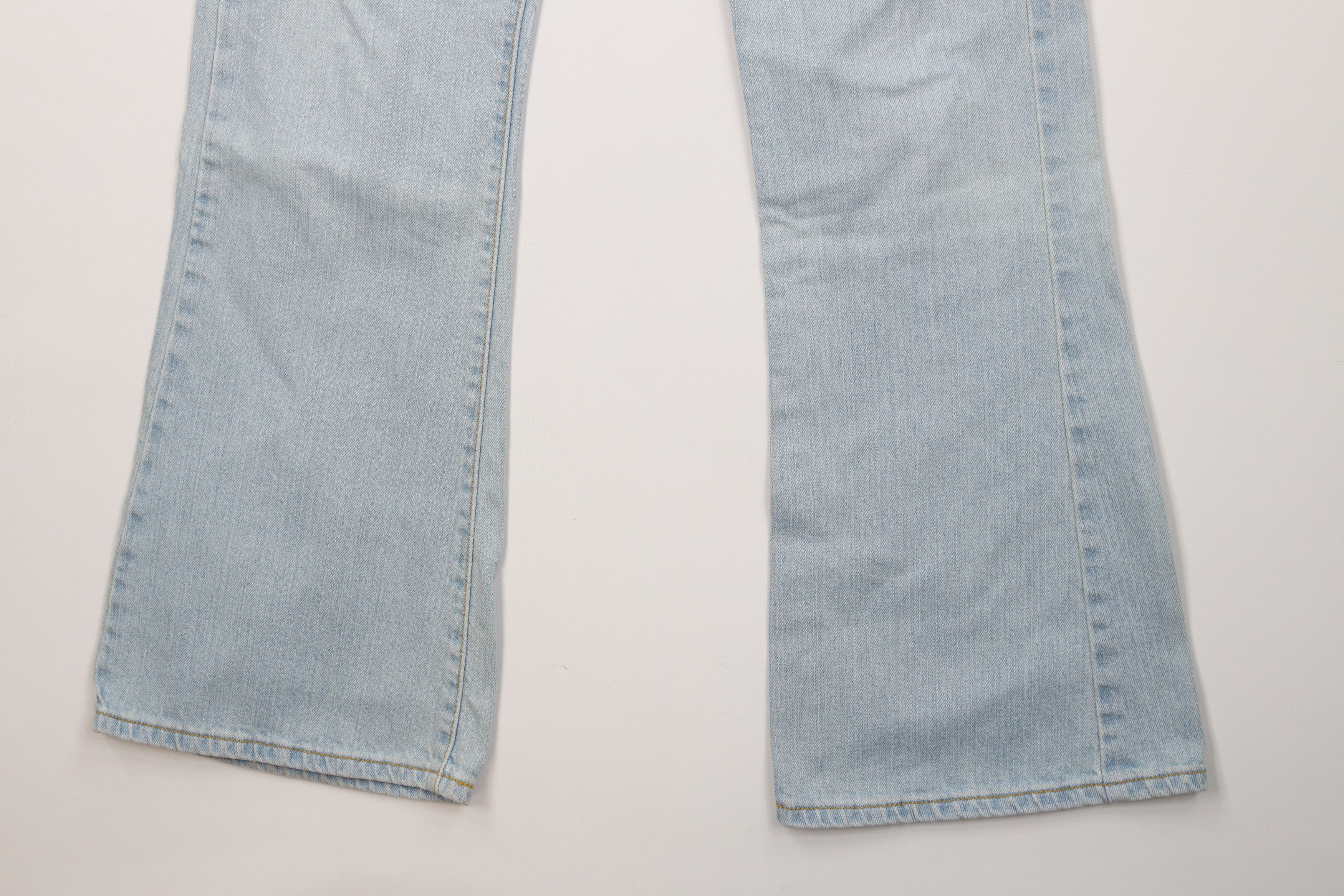 Levi's Vintage Y2K 2005 Levis 519 Rise Flared Denim Jeans Blue Size 30" / US 8 / IT 44 - 5 Thumbnail