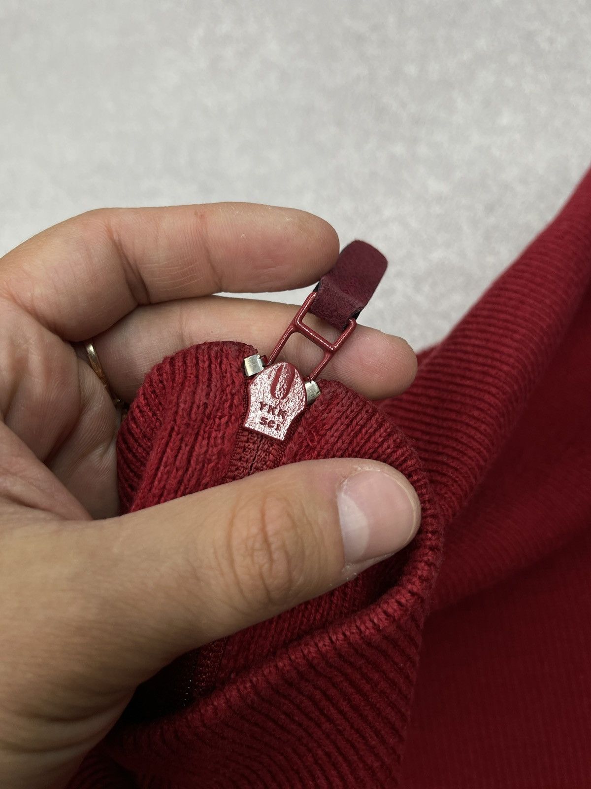 Lacoste Vintage Lacoste 1/4 Half Zip Knit Sweater Red Y2K Size L Size US L / EU 52-54 / 3 - 6 Thumbnail