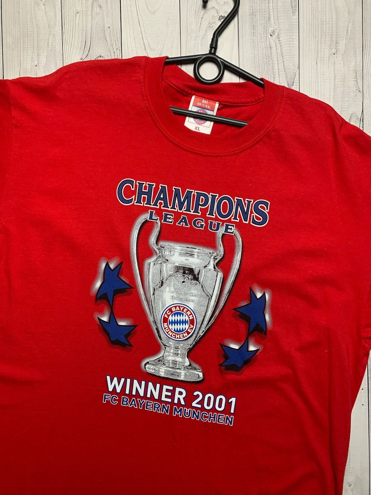 Vintage Vintage Bayern Munich soccer jersey 2001 Champions League XL Size US XL / EU 56 / 4 - 2 Thumbnail
