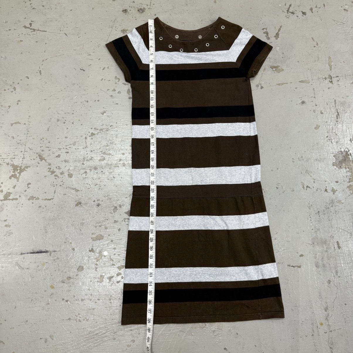 A.P.C. APC Gothic Punk Stripe Dress Size M / US 6-8 / IT 42-44 - 6 Thumbnail