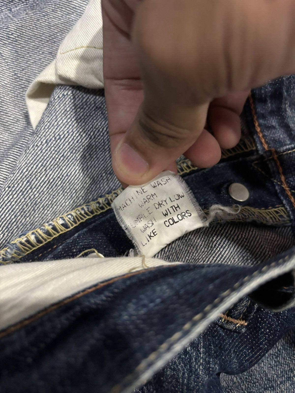 Full Count & Co. × Japanese Brand × Samurai Jeans Fullcount Selvedge Jeans Made In Japan 🇯🇵 SELVAGE 🎌 Size US 30 / EU 46 - 13 Thumbnail