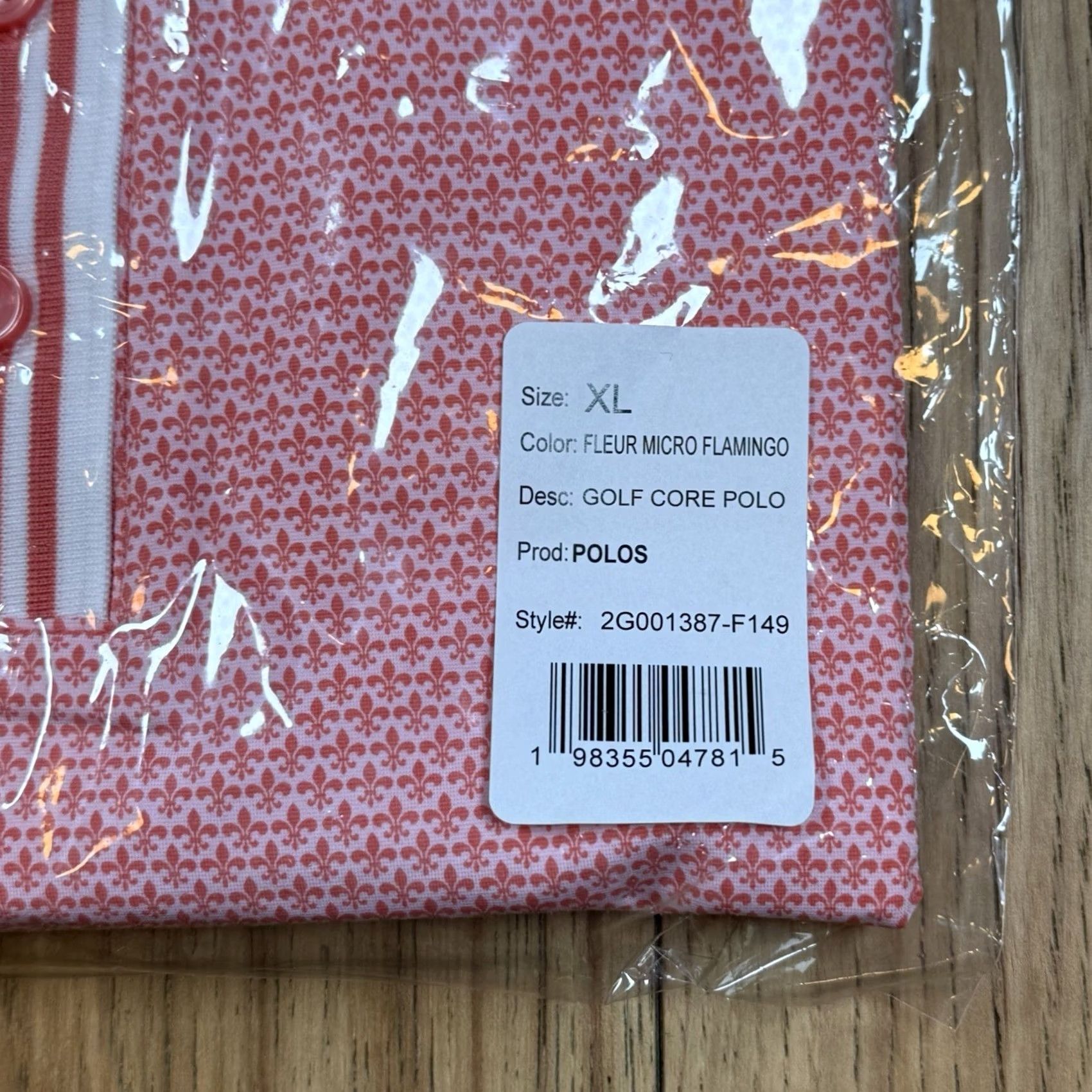 Vineyard Vines Vineyard Vines Pink Flamingo Micro Fleur Performance Polo Women's XL Golf NWT Size ONE SIZE - 3 Thumbnail