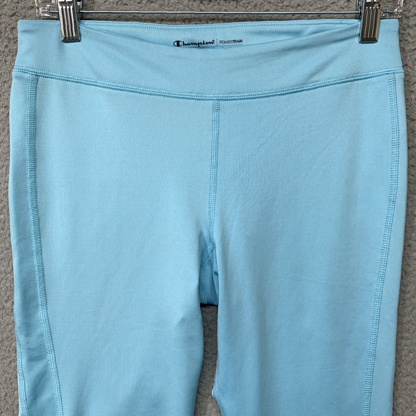 Champion Champion Women’s Power Train Flex Leggings M Mid-Calf Activewear Pants Aqua Leggings Size 32" / US 10 / IT 46 - 2 Thumbnail