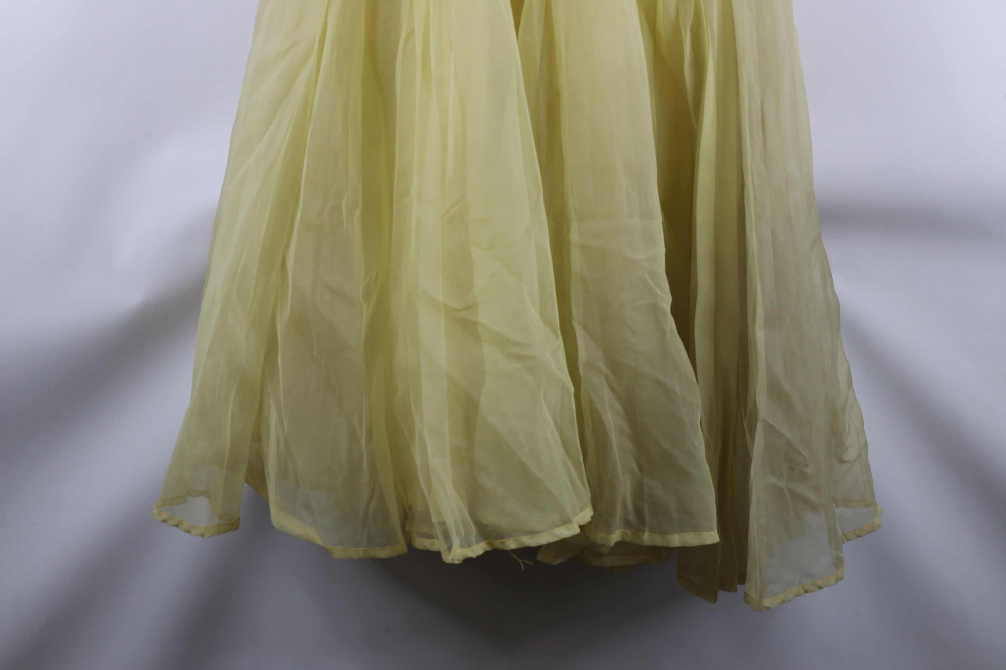 Vintage Vintage 50s Chiffon Cupcake Party Prom Dress Rockabilly Size S / US 4 / IT 40 - 14 Thumbnail