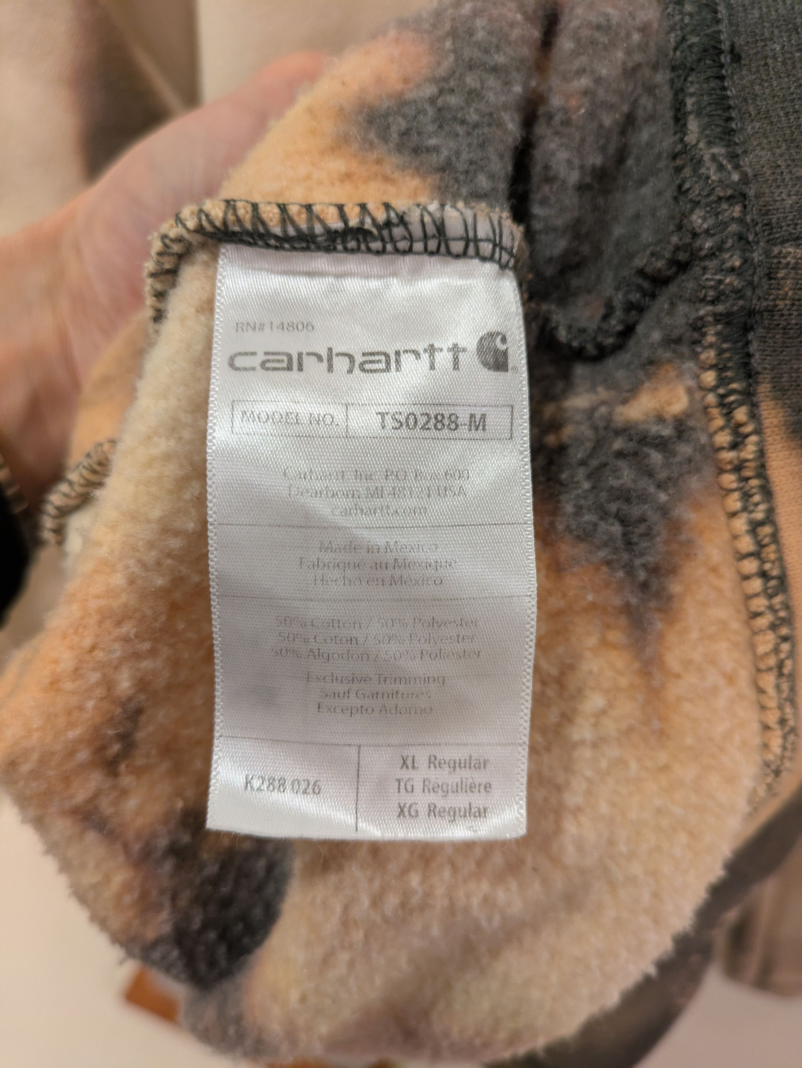 Carhartt Carhartt Hoodie loose fit Size US XL / EU 56 / 4 - 5 Thumbnail